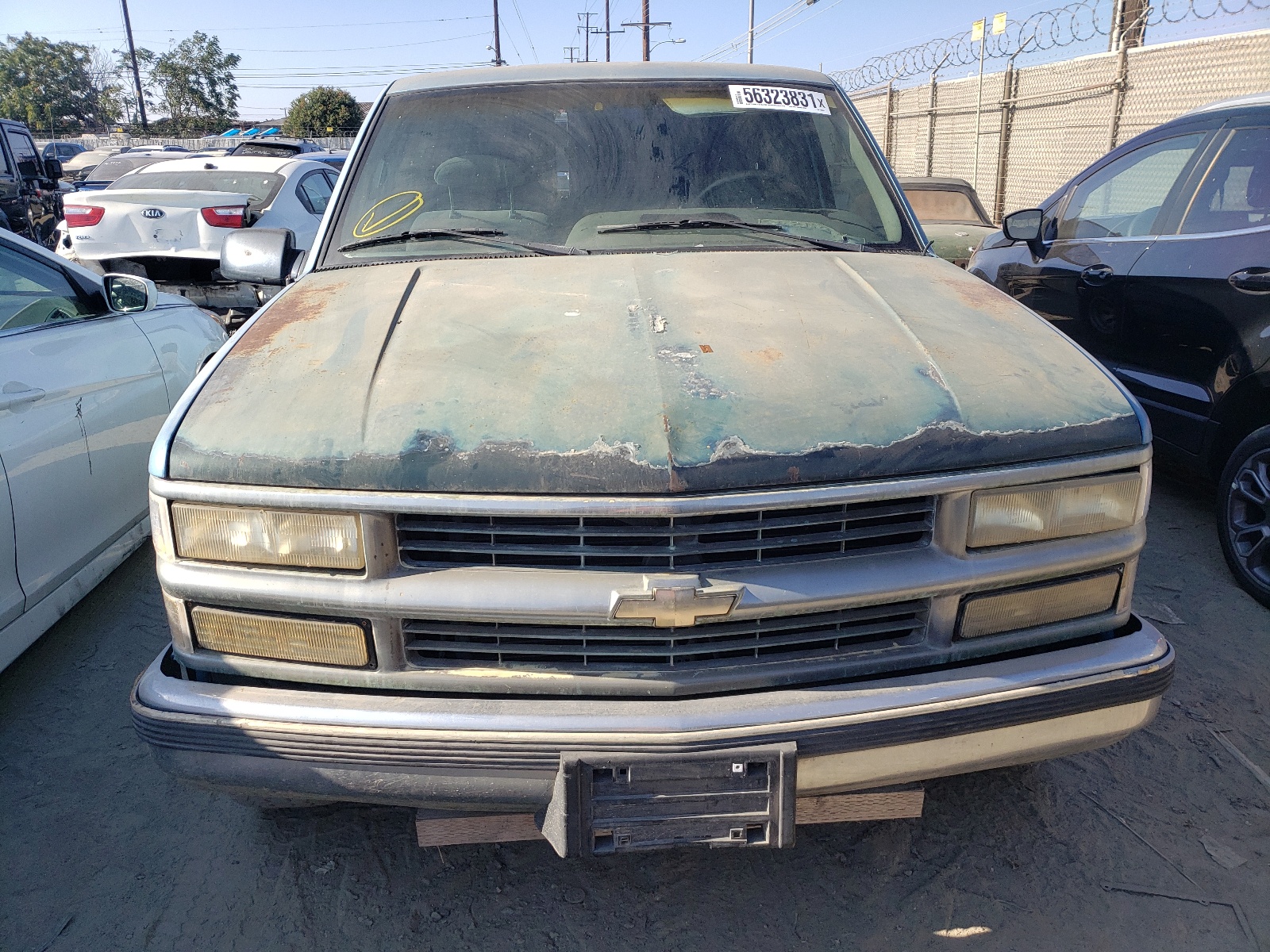 Photo 9 from auction – 1995 GMC SIERRA C15 with VIN 1GTEC19K1SE526618