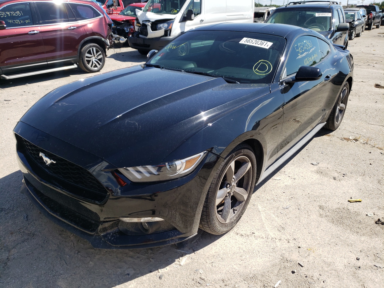 Photo 2 from auction – 2015 FORD MUSTANG with VIN 1FA6P8AM9F5427183
