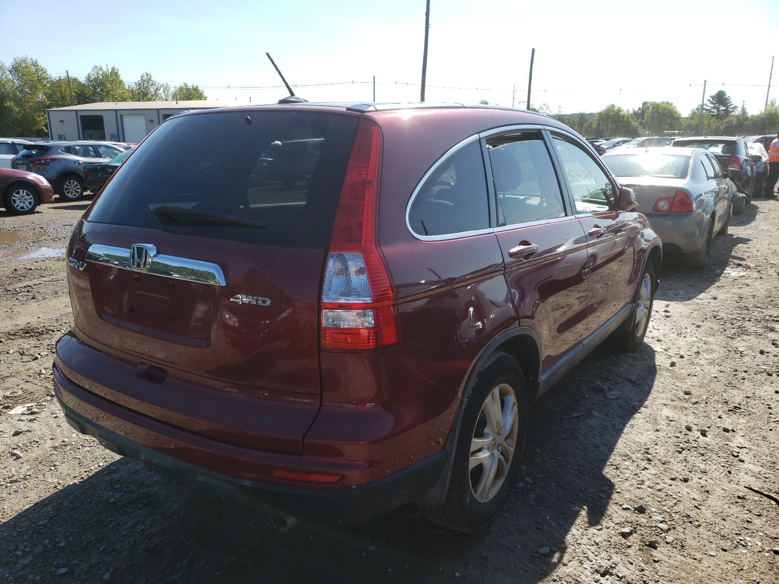 Photo 4 from auction – 2011 HONDA CR-V EXL with VIN JHLRE4H72BC001981