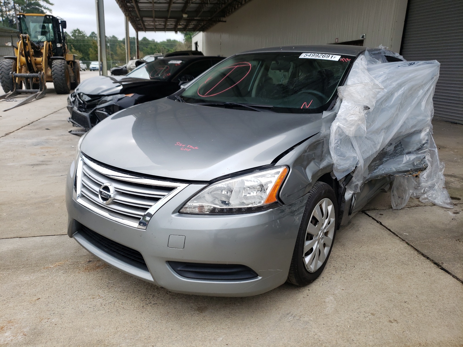 Photo 2 from auction – 2013 NISSAN SENTRA with VIN 3N1AB7AP2DL628978