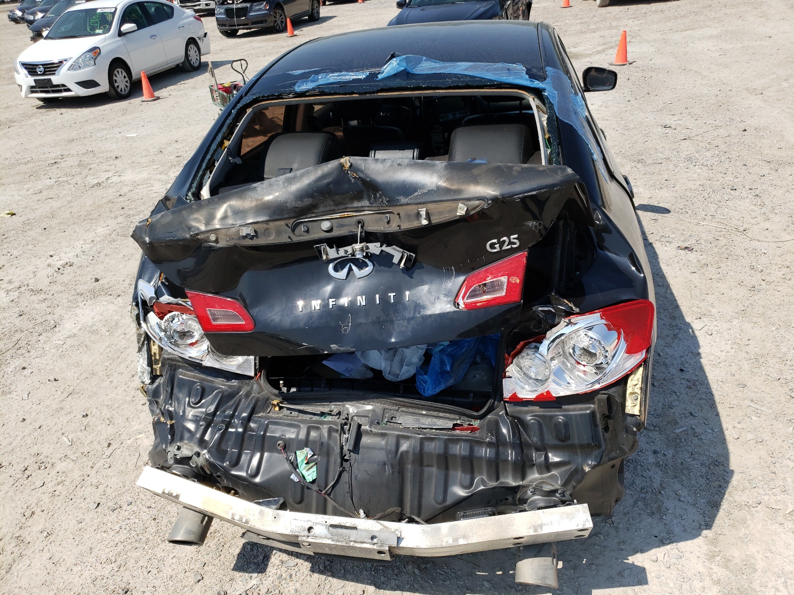 Photo 9 from auction – 2011 INFINITI G25 BASE with VIN JN1DV6AP7BM602619