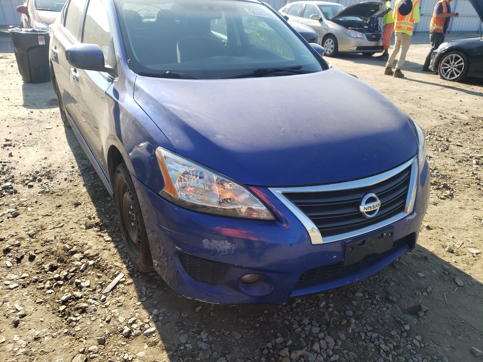 NISSAN SENTRA S 2013 with VIN 3N1AB7AP8DL683435 - Photo from auction