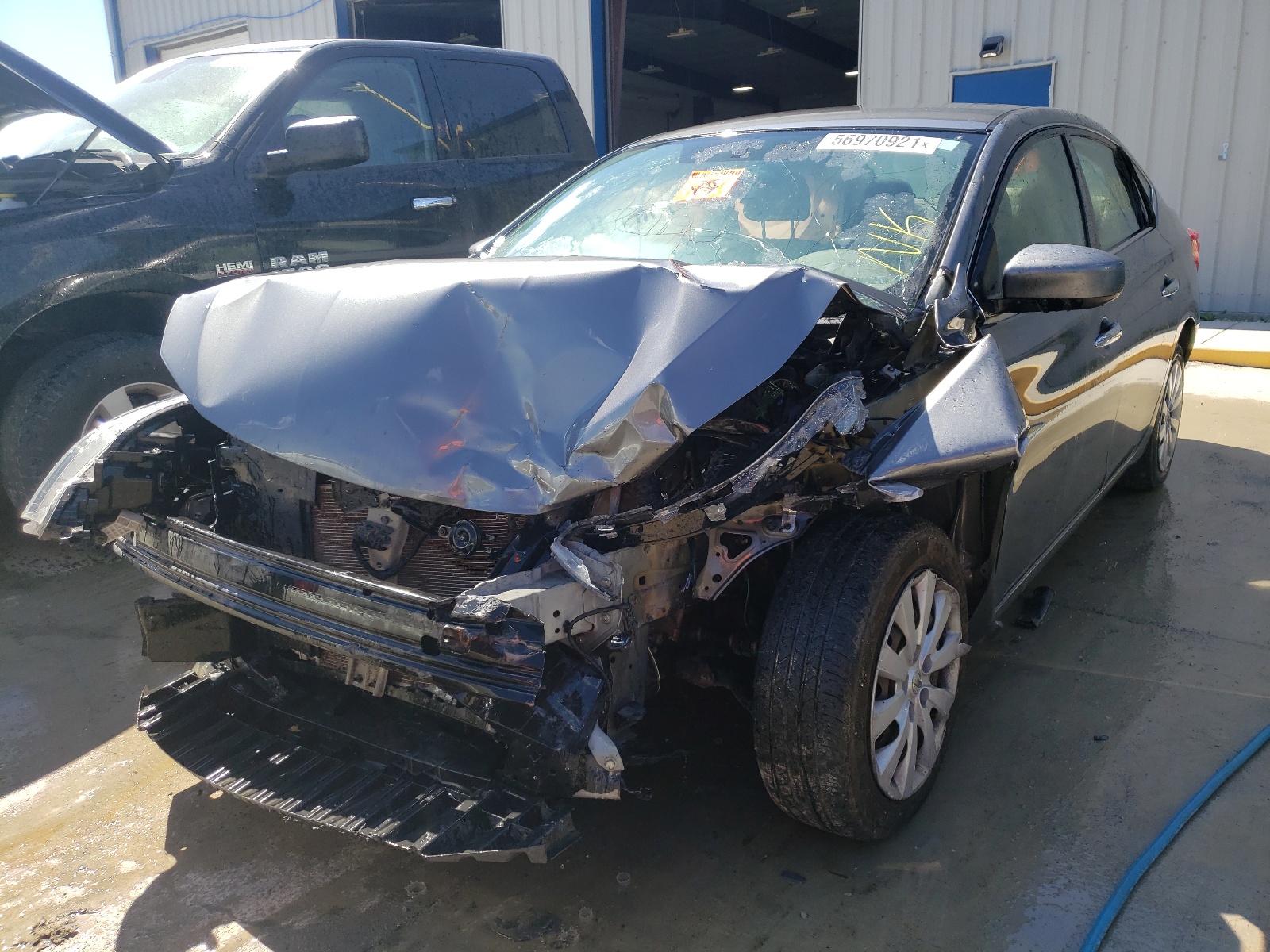 Photo 2 from auction – 2017 NISSAN SENTRA S with VIN 3N1AB7AP6HL722240