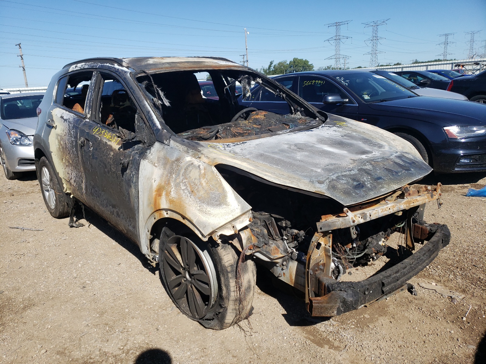 KIA SPORTAGE L 2018 with VIN KNDPMCAC2J7488695 - Photo from auction