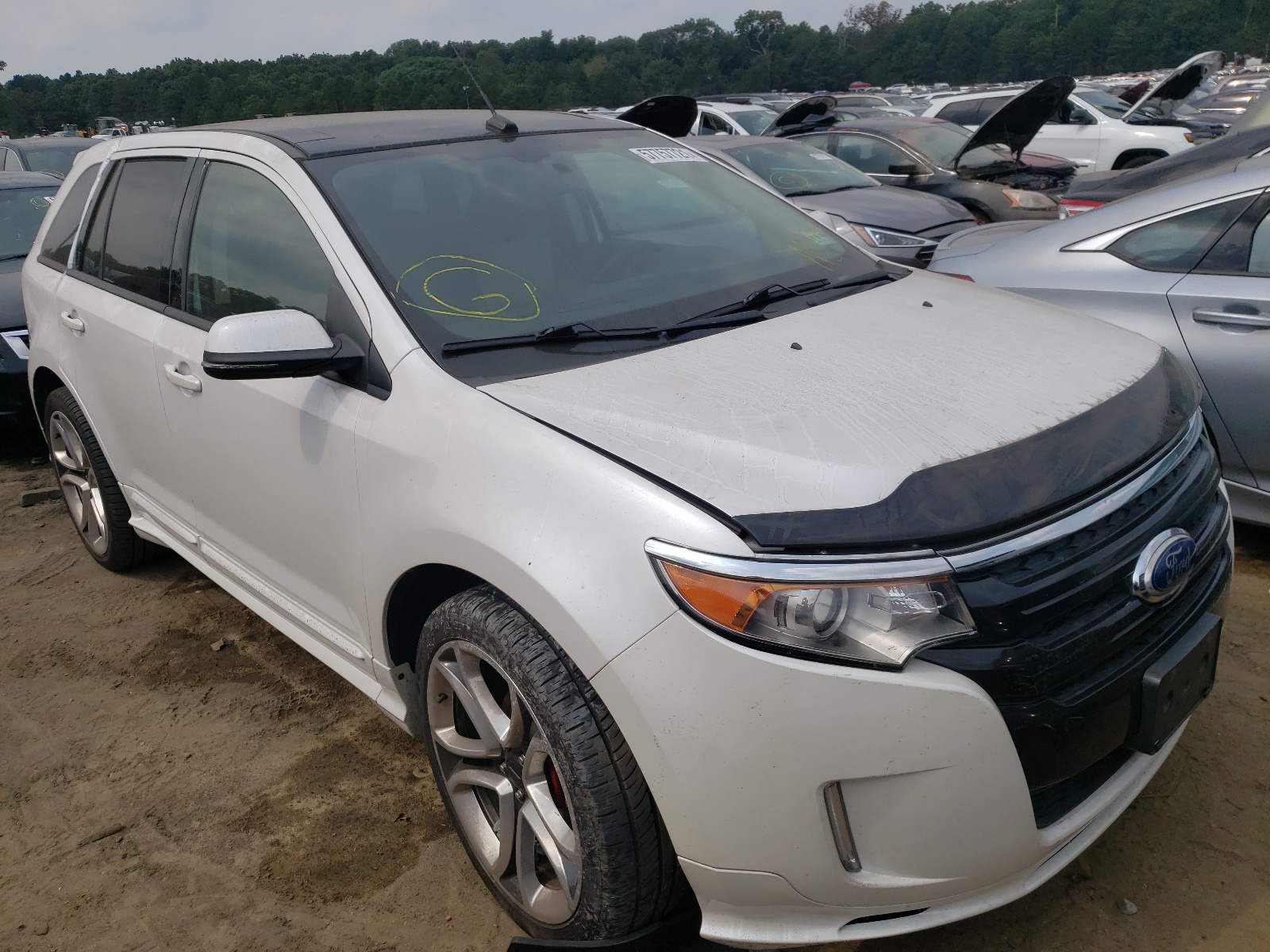 FORD EDGE SPORT 2013 with VIN 2FMDK4AK6DBA47181 - Photo from auction