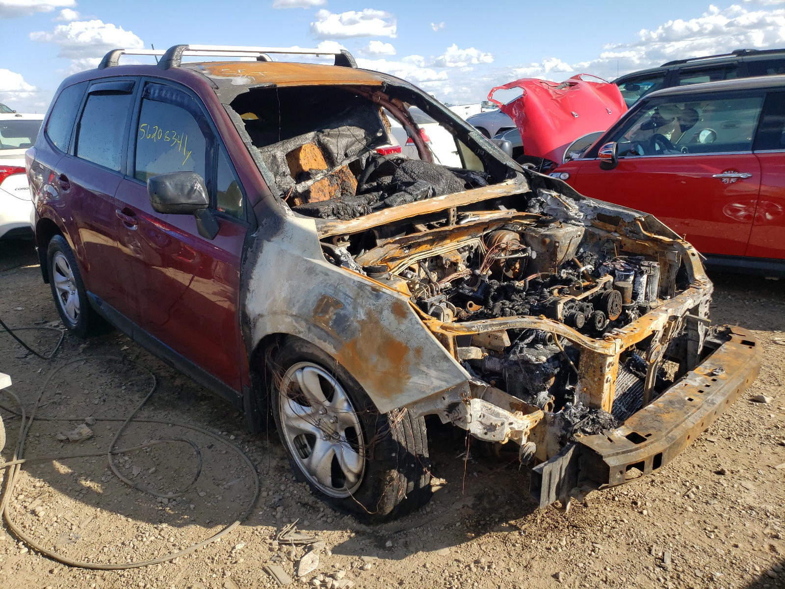 SUBARU FORESTER 2 2014 with VIN JF2SJAAC6EH442098 - Photo from auction