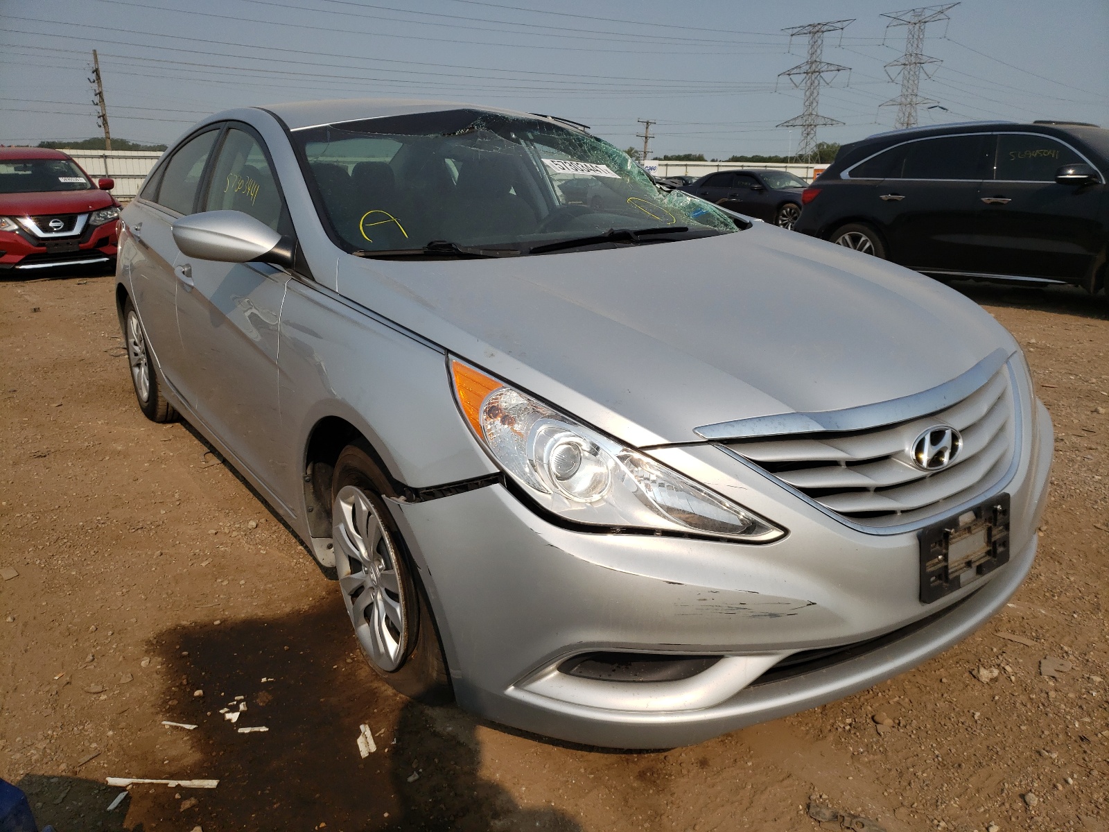 HYUNDAI SONATA GLS 2013 with VIN 5NPEB4AC0DH528839 - Photo from auction
