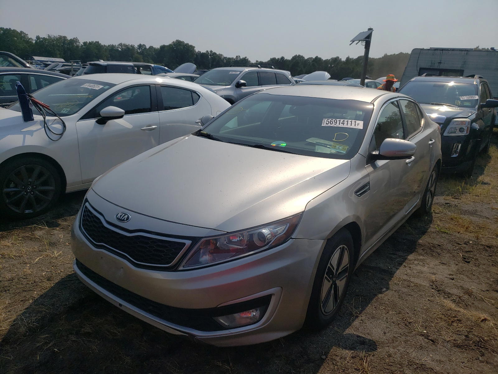 Photo 2 from auction – 2012 KIA OPTIMA HYB with VIN KNAGM4AD5C5031423