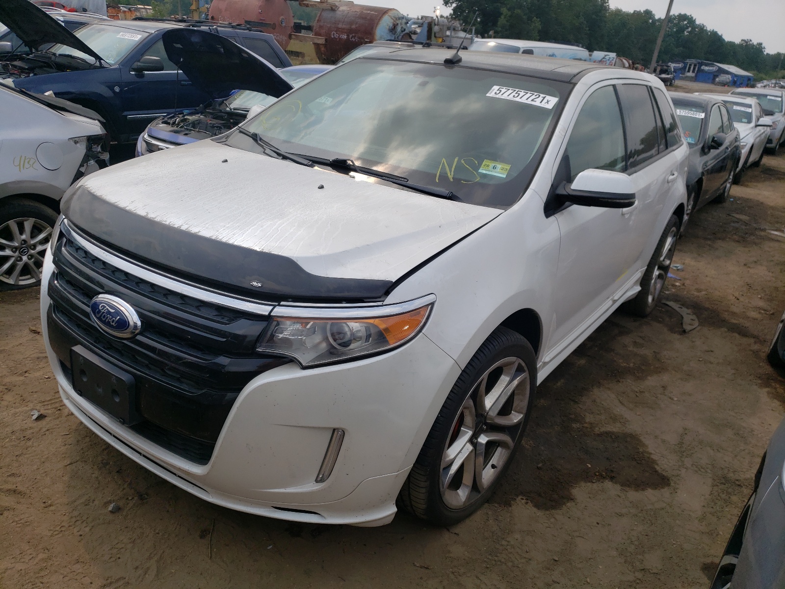 Photo 2 from auction – 2013 FORD EDGE SPORT with VIN 2FMDK4AK6DBA47181