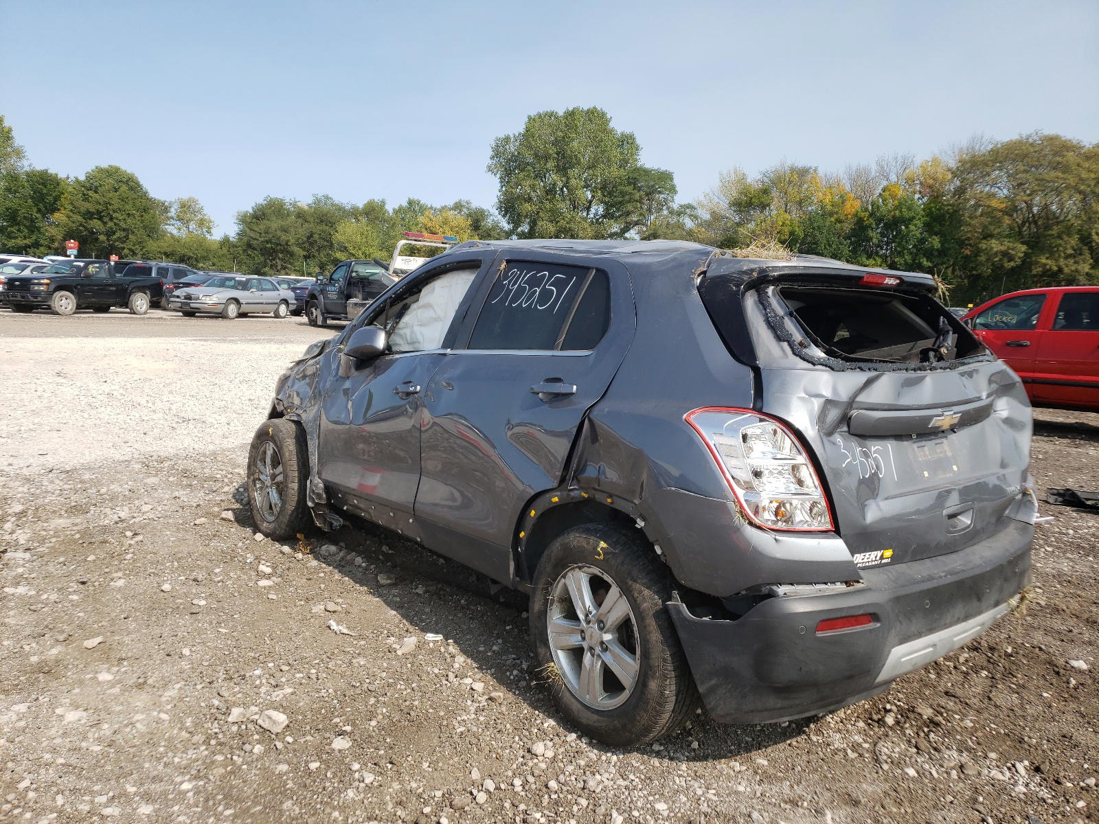 Photo 3 from auction – 2015 CHEVROLET TRAX 1LT with VIN KL7CJRSB6FB176901