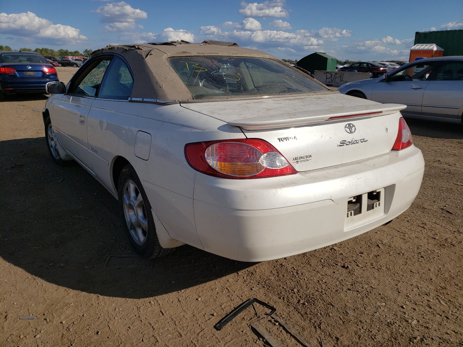 Photo 3 from auction – 2003 TOYOTA CAMRY SOLA with VIN 2T1CF22P03C605499