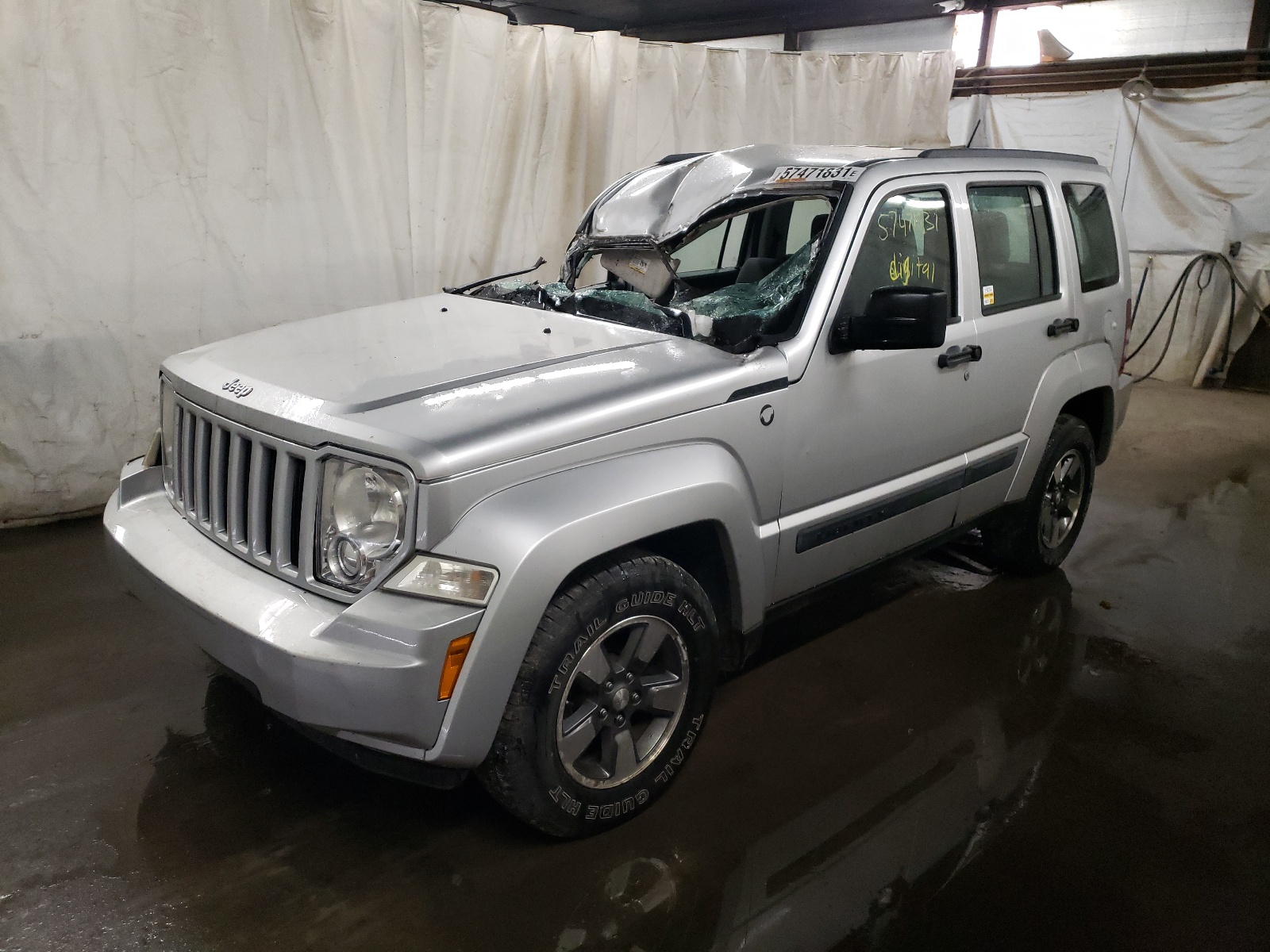 Photo 2 from auction – 2008 JEEP LIBERTY SP with VIN 1J8GN28K78W133695