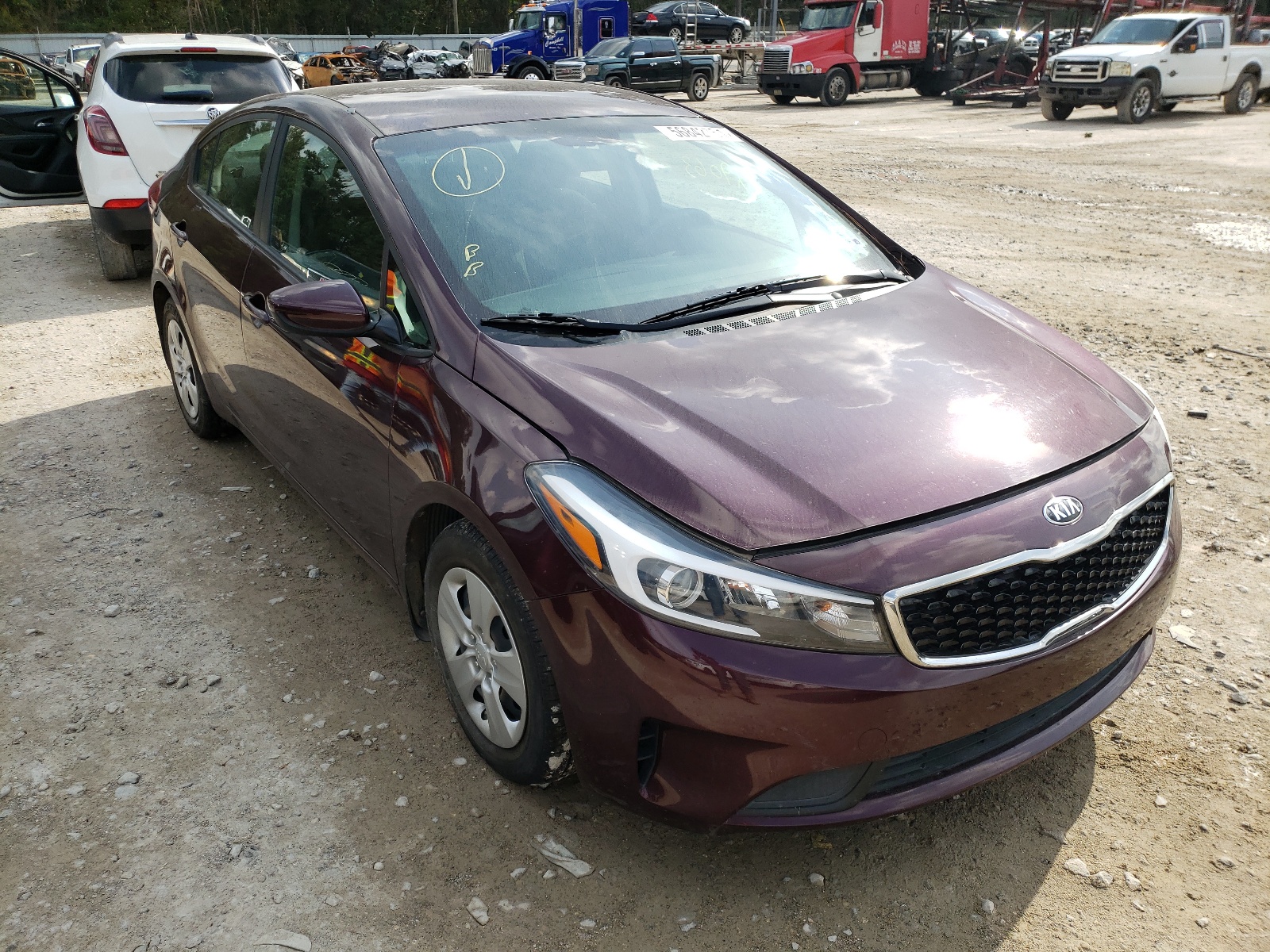 KIA FORTE LX 2018 with VIN 3KPFK4A70JE246160 - Photo from auction