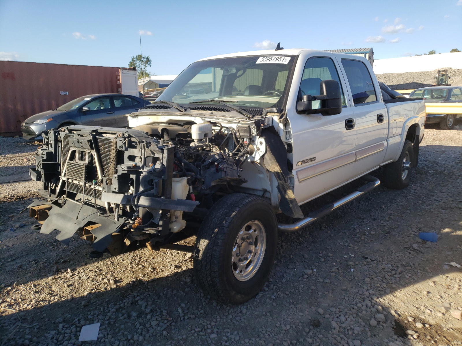Photo 2 from auction – 2007 CHEVROLET SILVERADO with VIN 1GCHK23U77F143042