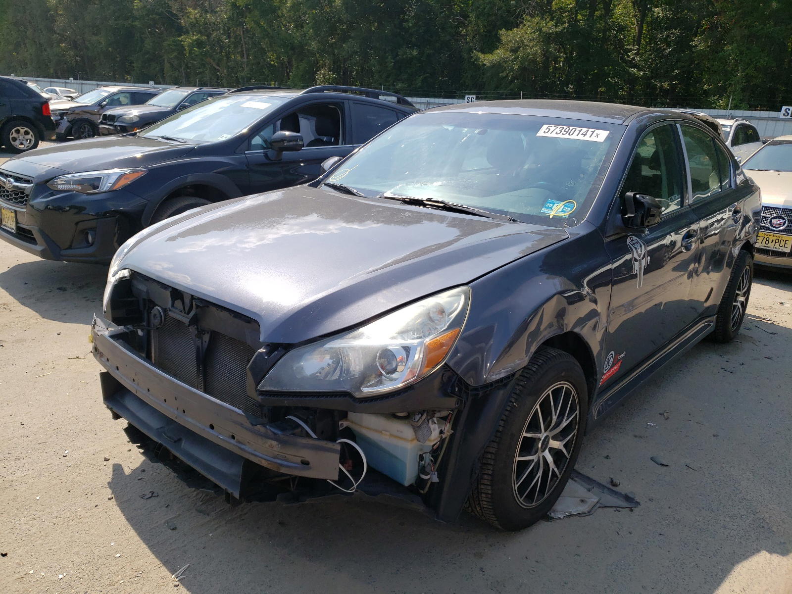 Photo 2 from auction – 2014 SUBARU LEGACY 2.5 with VIN 4S3BMBC66E3034734