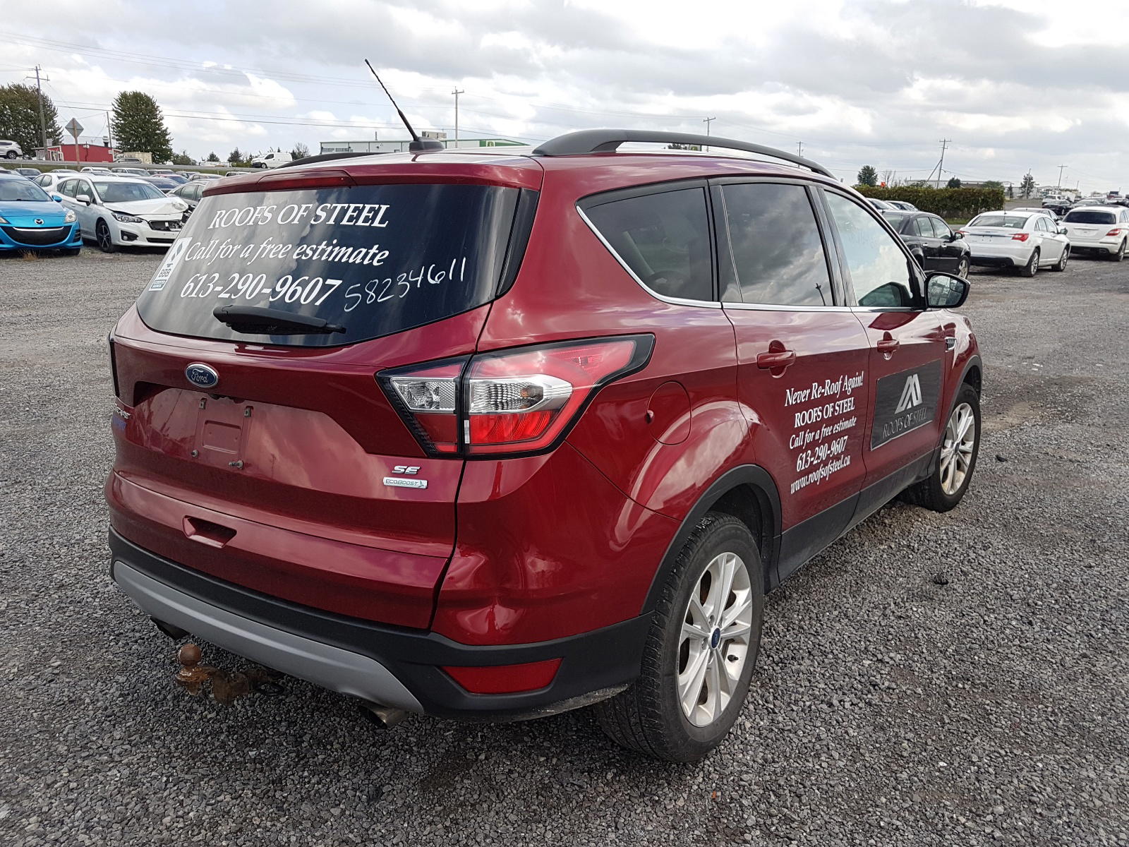 Photo 4 from auction – 2017 FORD ESCAPE SE with VIN 1FMCU0GD5HUD69172