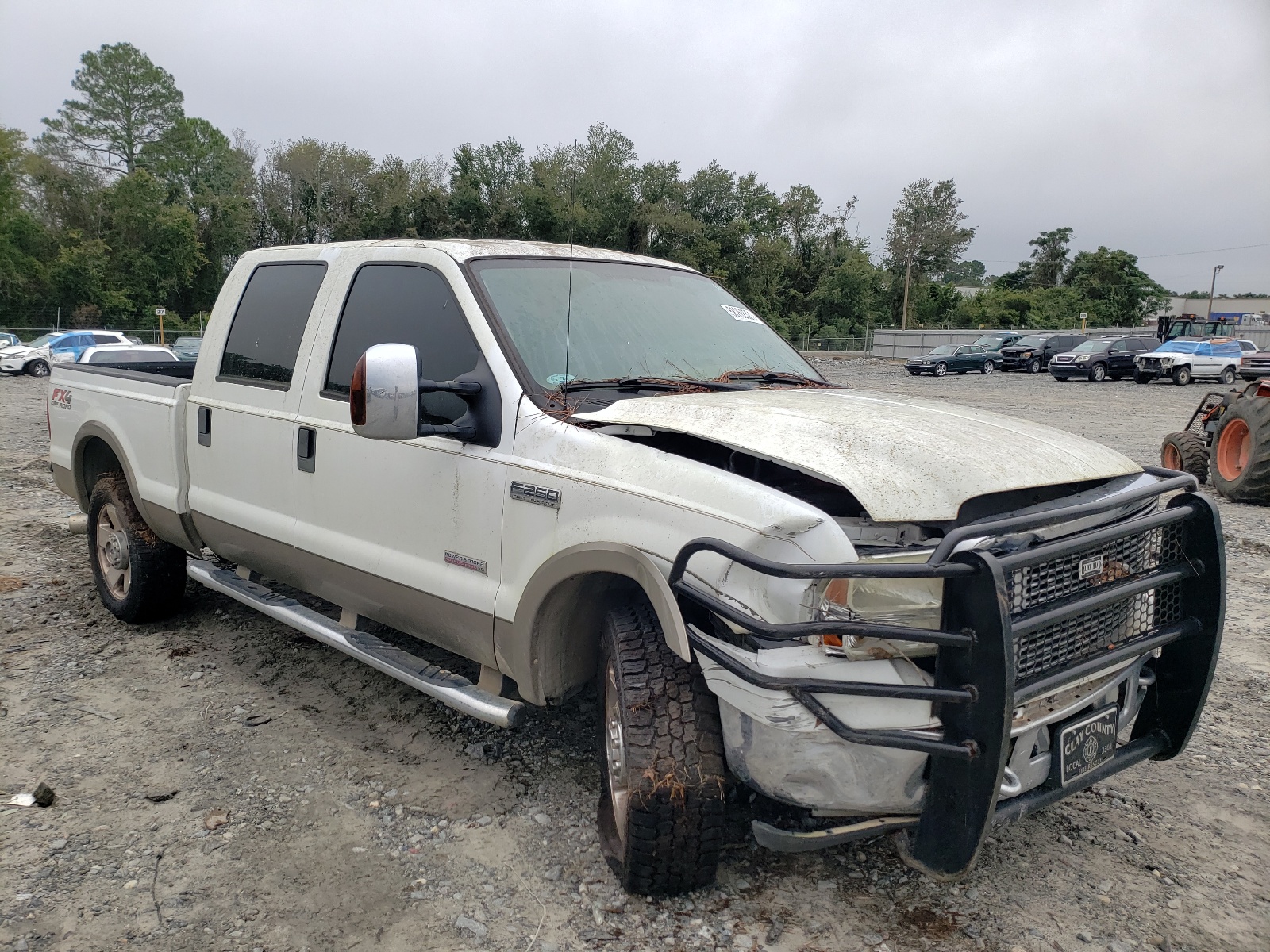 FORD F250 SUPER 2007 with VIN 1FTSW21P07EA74143 - Photo from auction