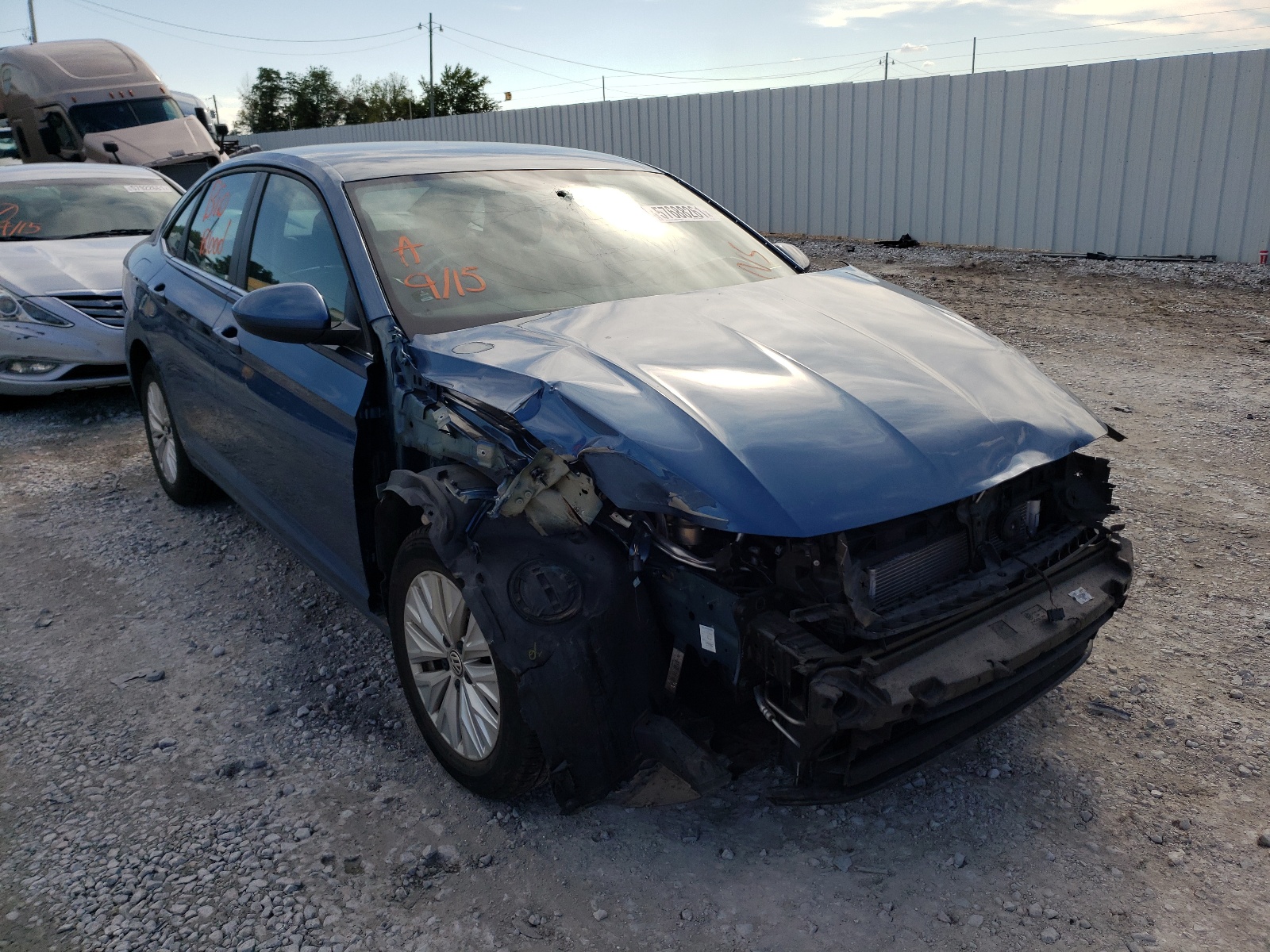 VOLKSWAGEN JETTA S 2019 with VIN 3VWCB7BU4KM240293 - Photo from auction