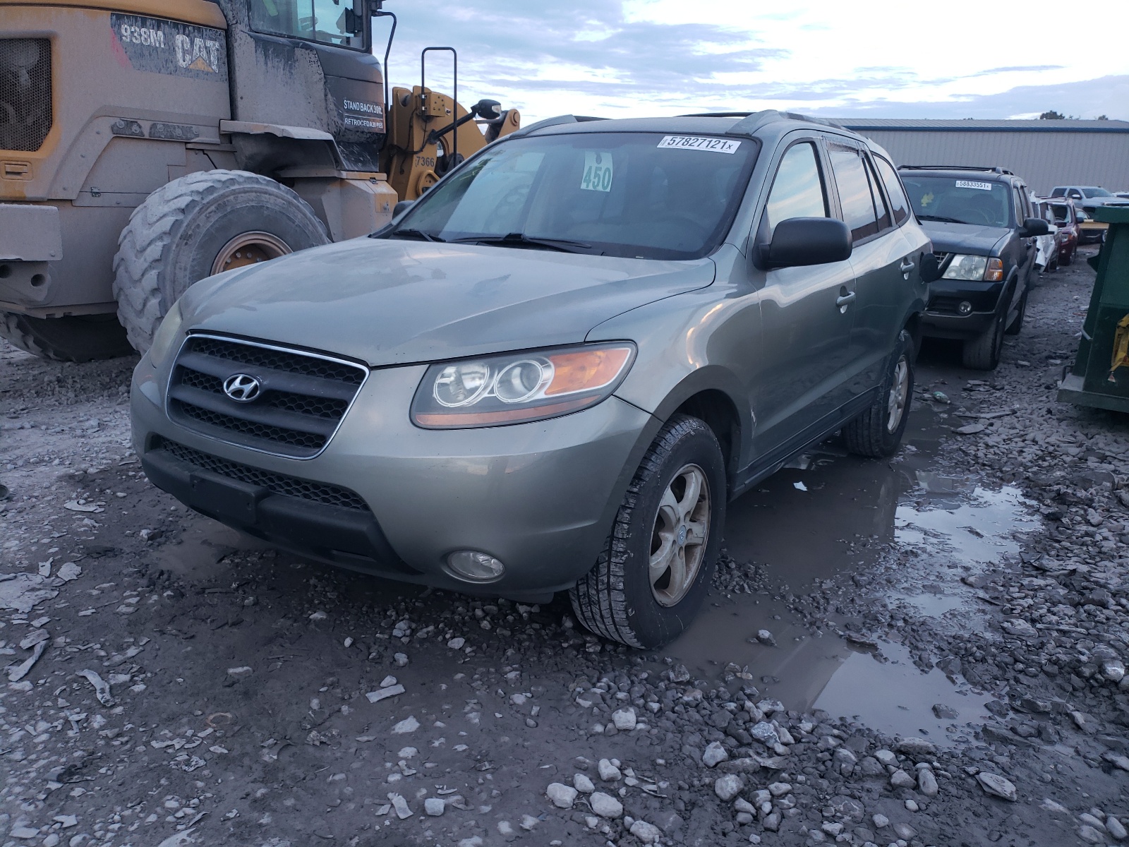 Photo 2 from auction – 2007 HYUNDAI SANTA FE G with VIN 5NMSG13DX7H043750