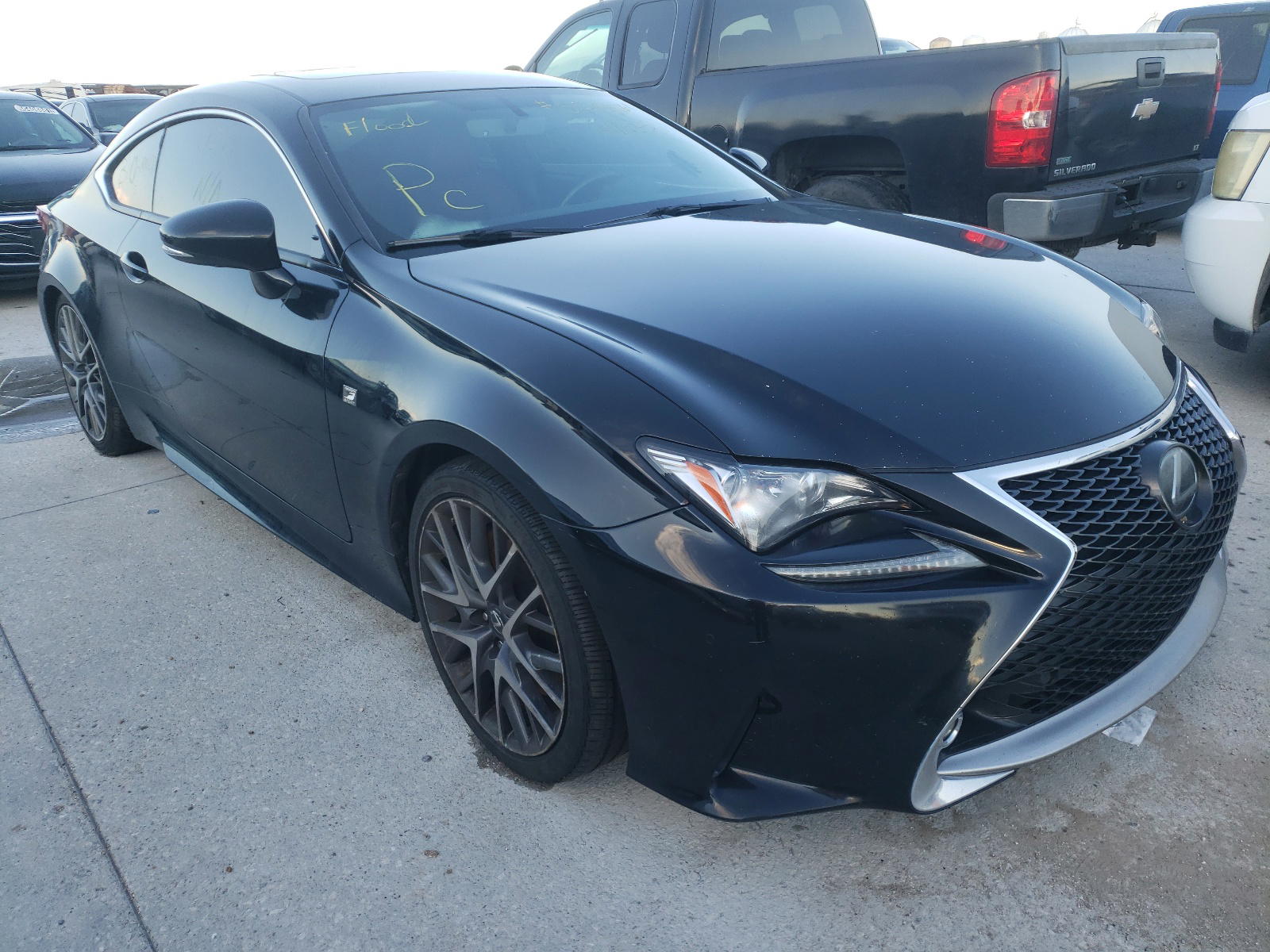 LEXUS RC 350 2016 with VIN JTHHE5BC5G5011435 - Photo from auction