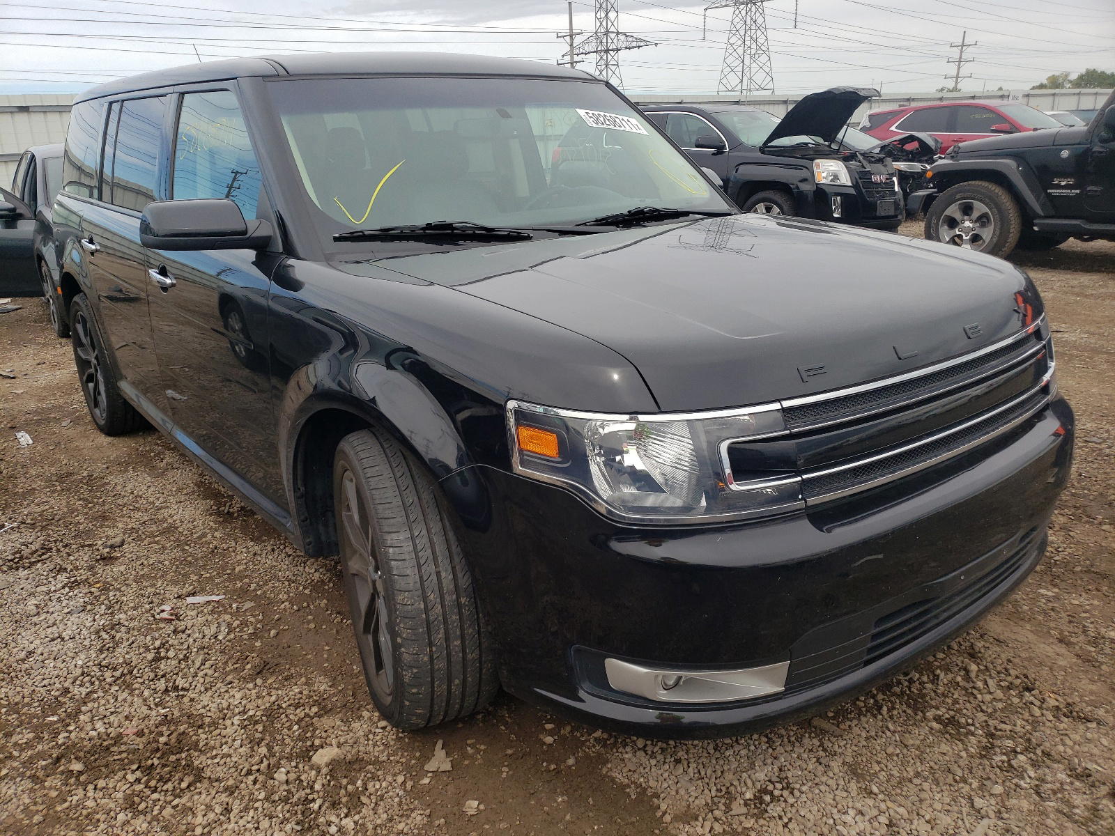 FORD FLEX SEL 2018 with VIN 2FMGK5C82JBA16011 - Photo from auction