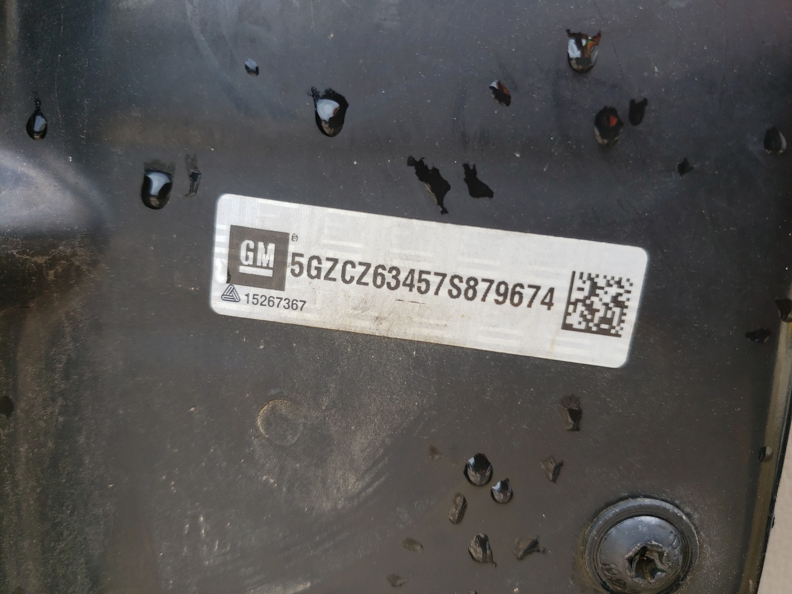 Photo 10 from auction – 2007 SATURN VUE with VIN 5GZCZ63457S879674