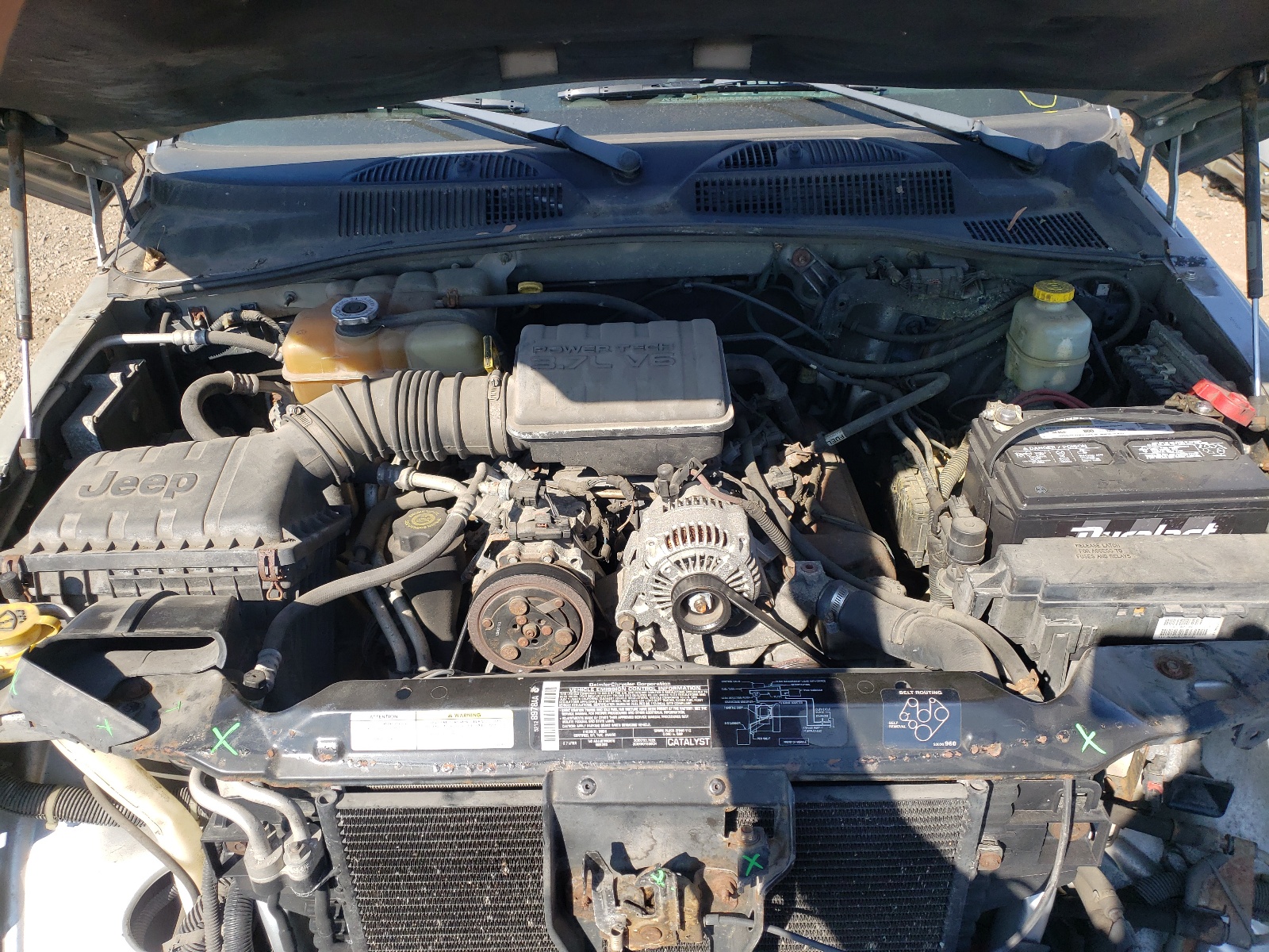 Photo 7 from auction – 2003 JEEP LIBERTY SP with VIN 1J4GL48KX3W659945