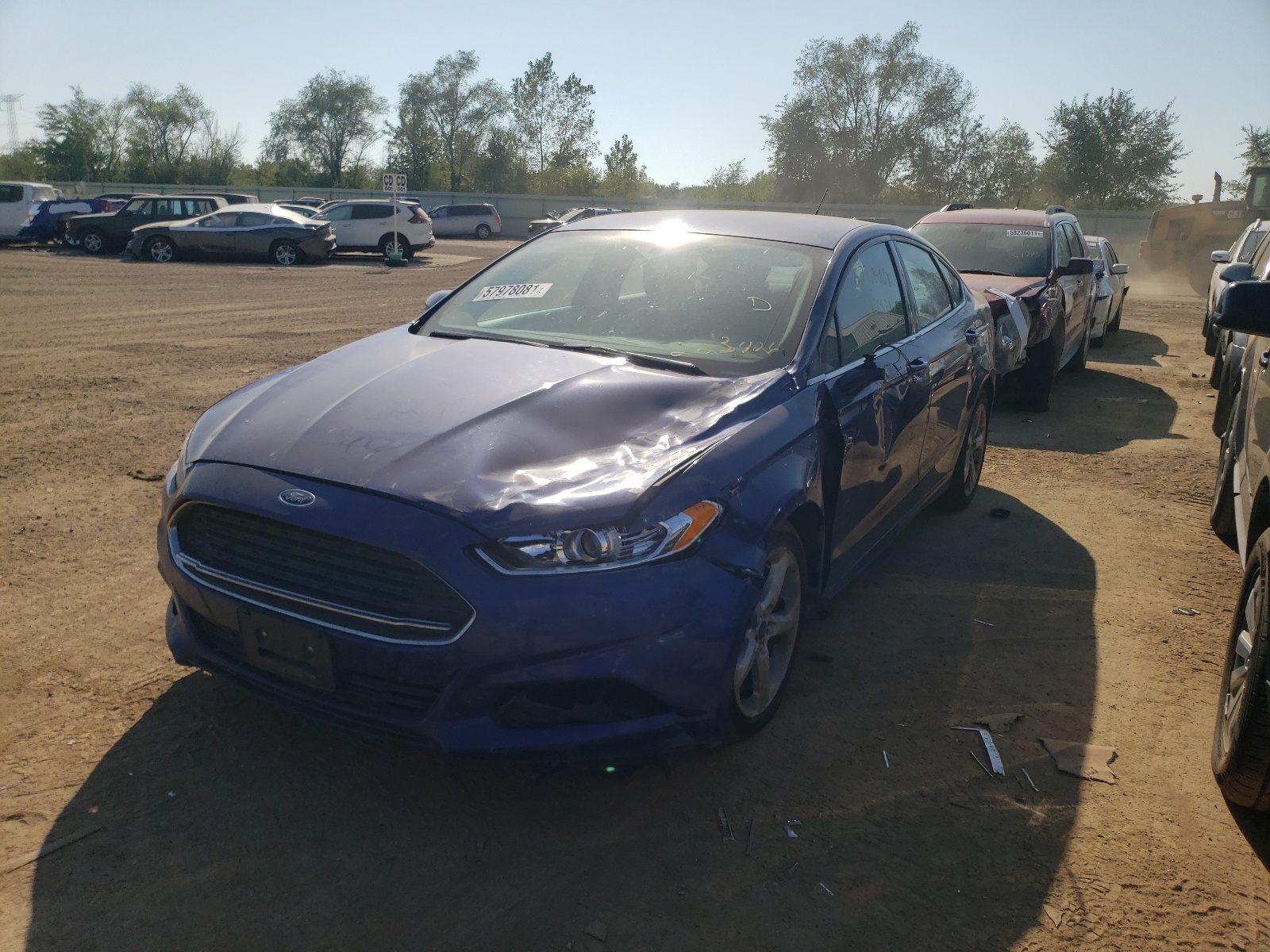 Photo 2 from auction – 2016 FORD FUSION SE with VIN 3FA6P0H78GR223426