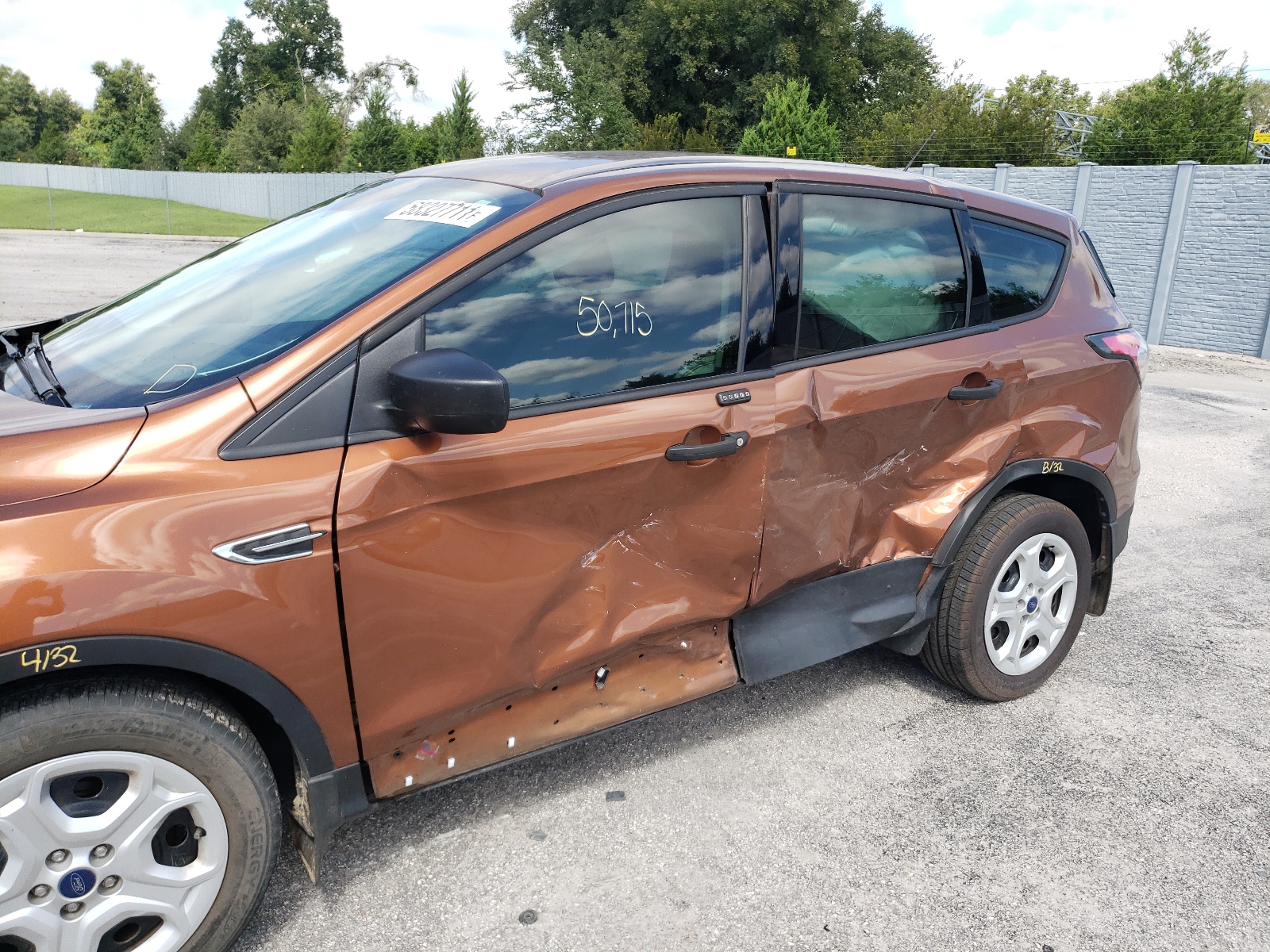 Photo 9 from auction – 2017 FORD ESCAPE S with VIN 1FMCU0F75HUA58160