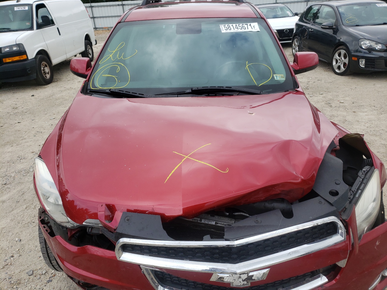 Photo 7 from auction – 2014 CHEVROLET EQUINOX LT with VIN 2GNALCEK6E6193767