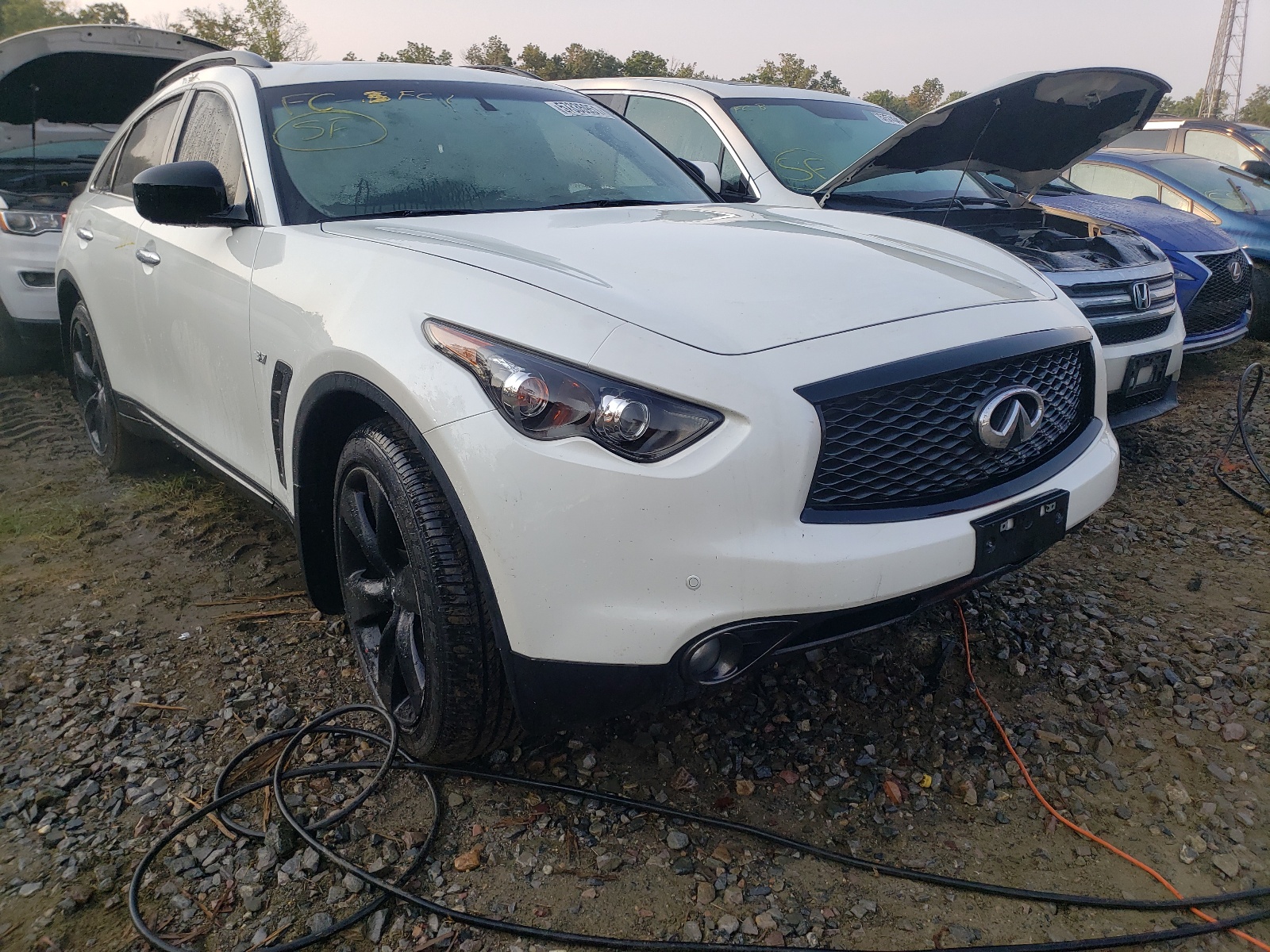Photo 1 from auction – 2017 INFINITI QX70 with VIN JN8CS1MW6HM412041