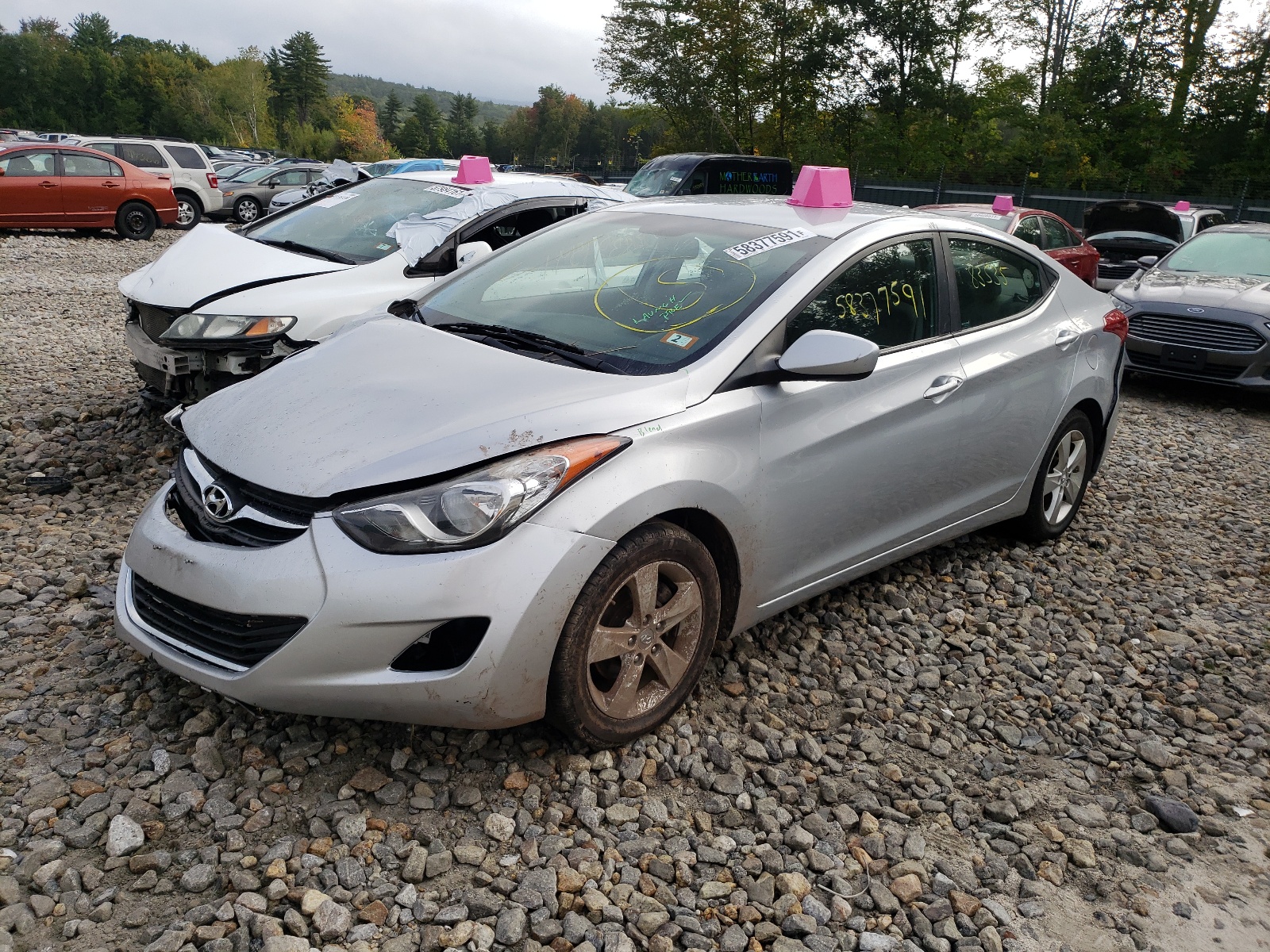 Photo 2 from auction – 2012 HYUNDAI ELANTRA GL with VIN 5NPDH4AE7CH108540