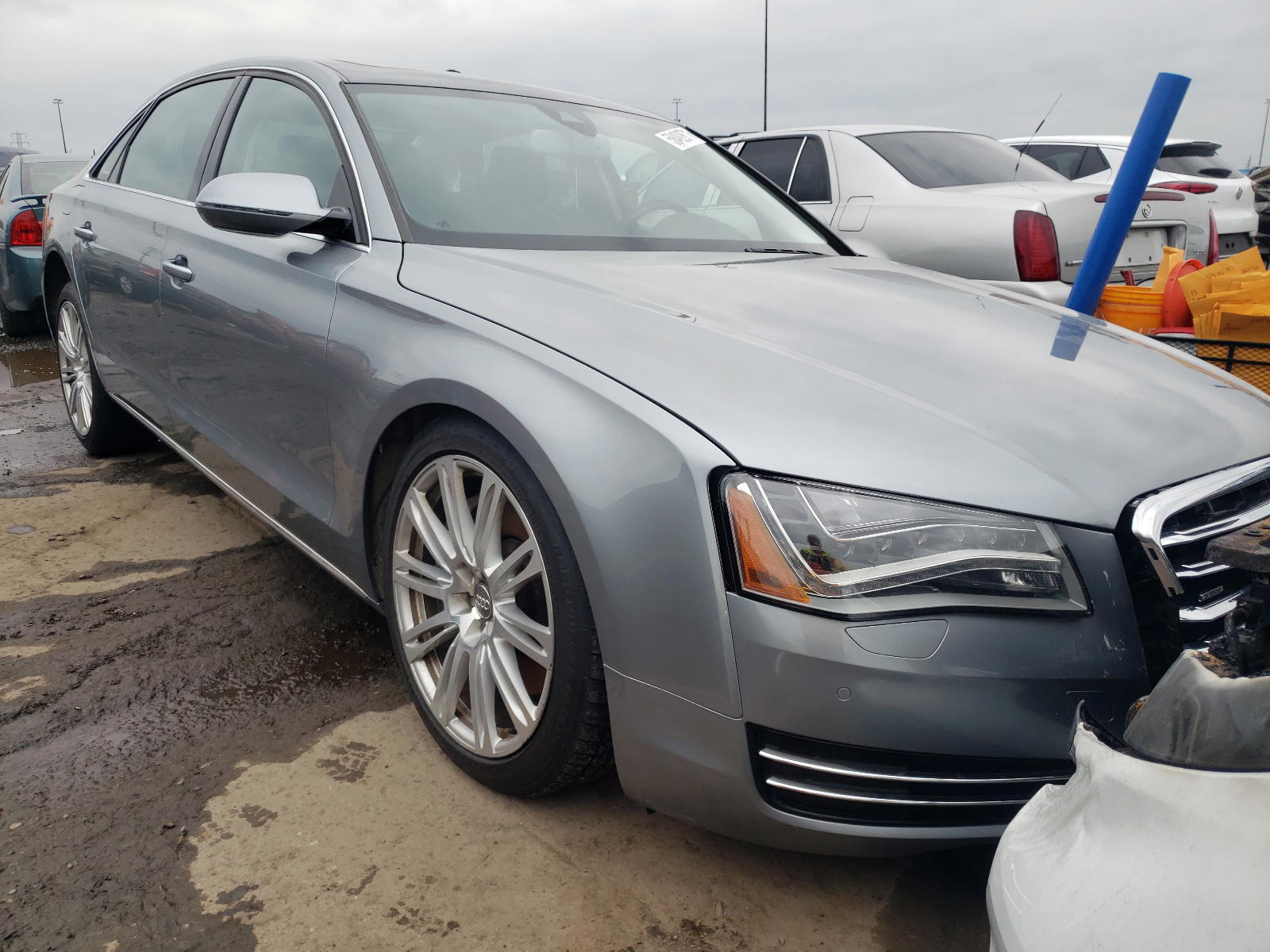 AUDI A8 L QUATT 2014 with VIN WAUR2AFDXEN004615 - Photo from auction