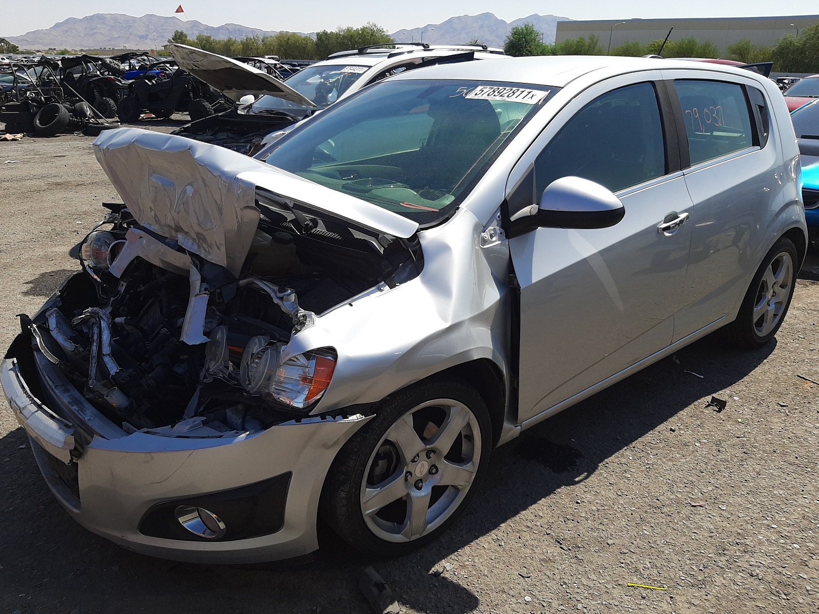 Photo 2 from auction – 2016 CHEVROLET SONIC LTZ with VIN 1G1JE6SB6G4161570