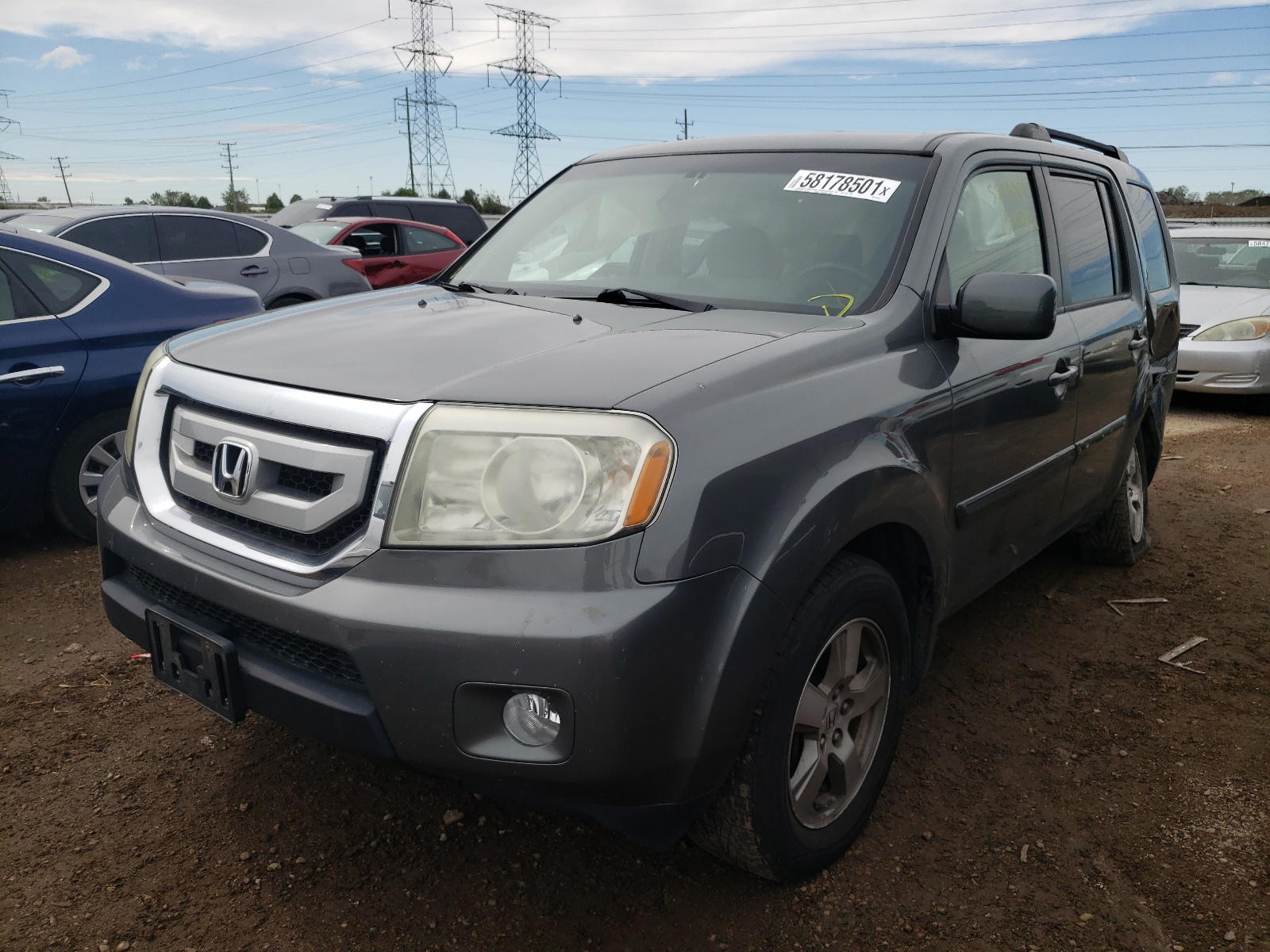Photo 2 from auction – 2009 HONDA PILOT EX with VIN 5FNYF38429B012157