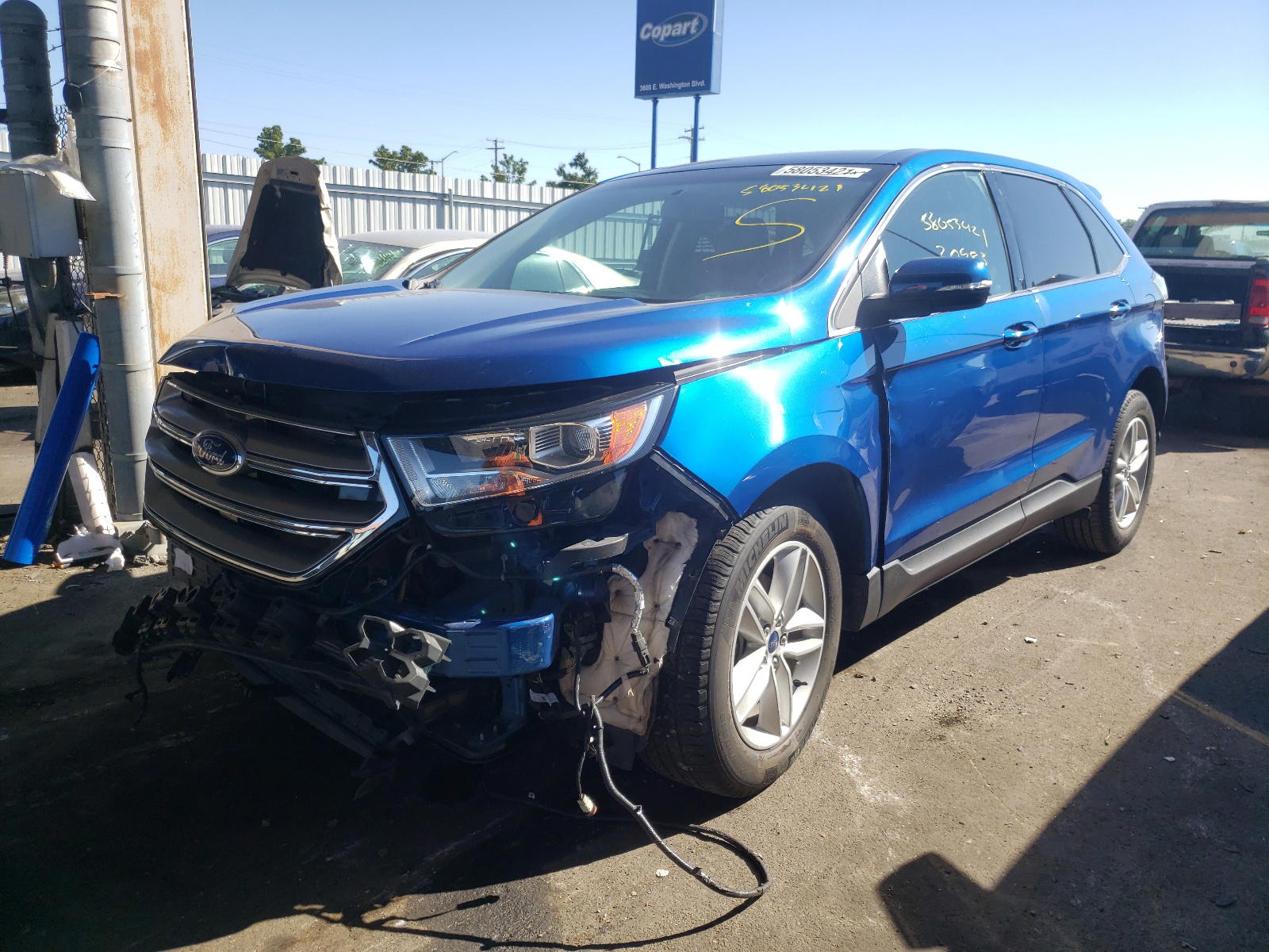 Photo 2 from auction – 2018 FORD EDGE SEL with VIN 2FMPK3J9XJBB30547