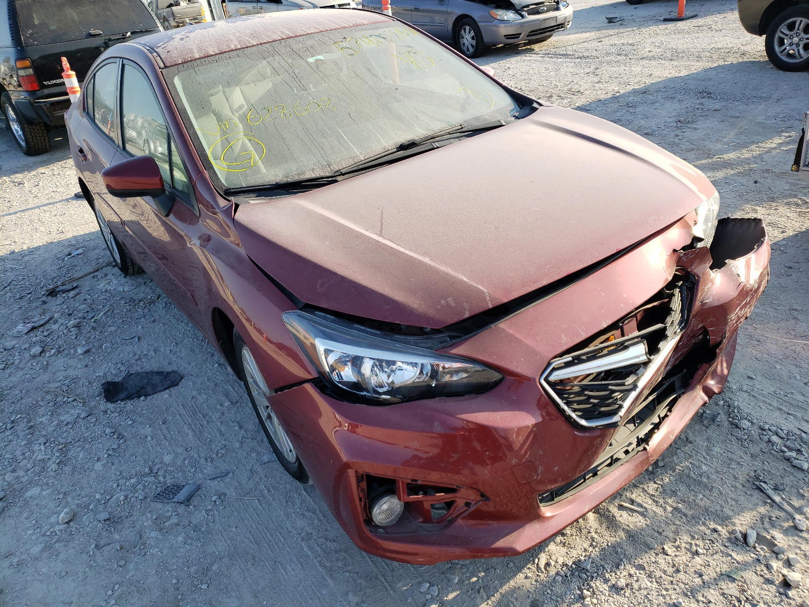 SUBARU IMPREZA PR 2017 with VIN 4S3GKAD61H3628608 - Photo from auction