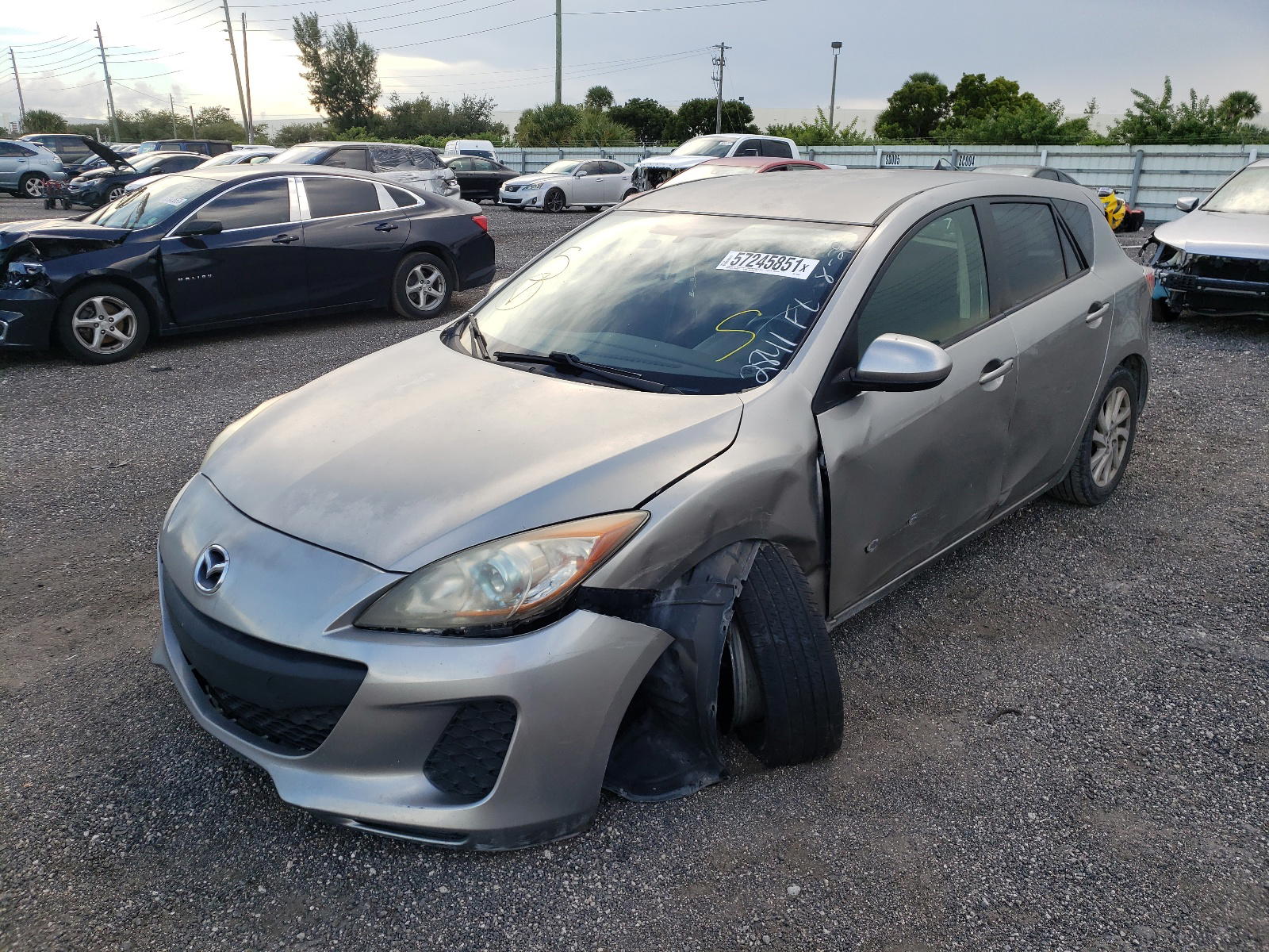 Photo 2 from auction – 2012 MAZDA 3 I with VIN JM1BL1L78C1532884