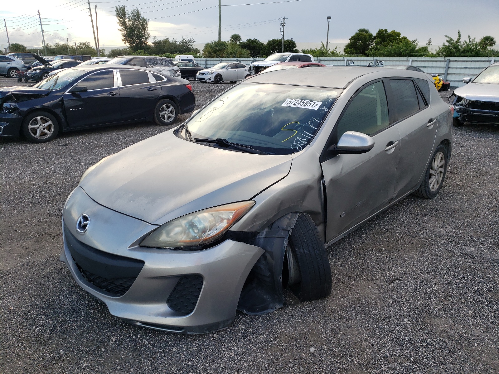 صورة رقم 2 من المزاد - 2012 MAZDA 3 I مع VIN JM1BL1L78C1532884