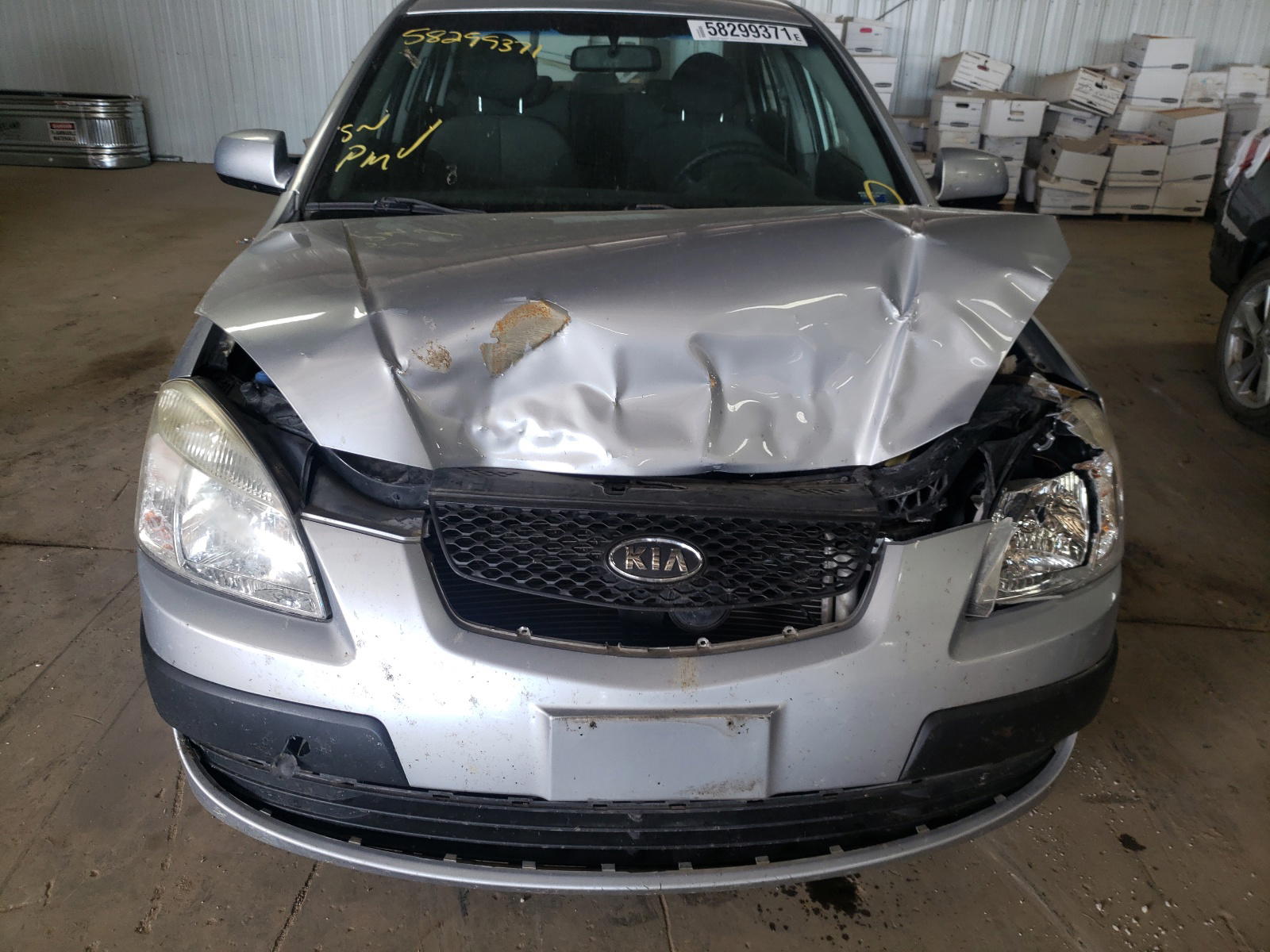 Photo 9 from auction – 2008 KIA RIO BASE with VIN KNADE123886347789