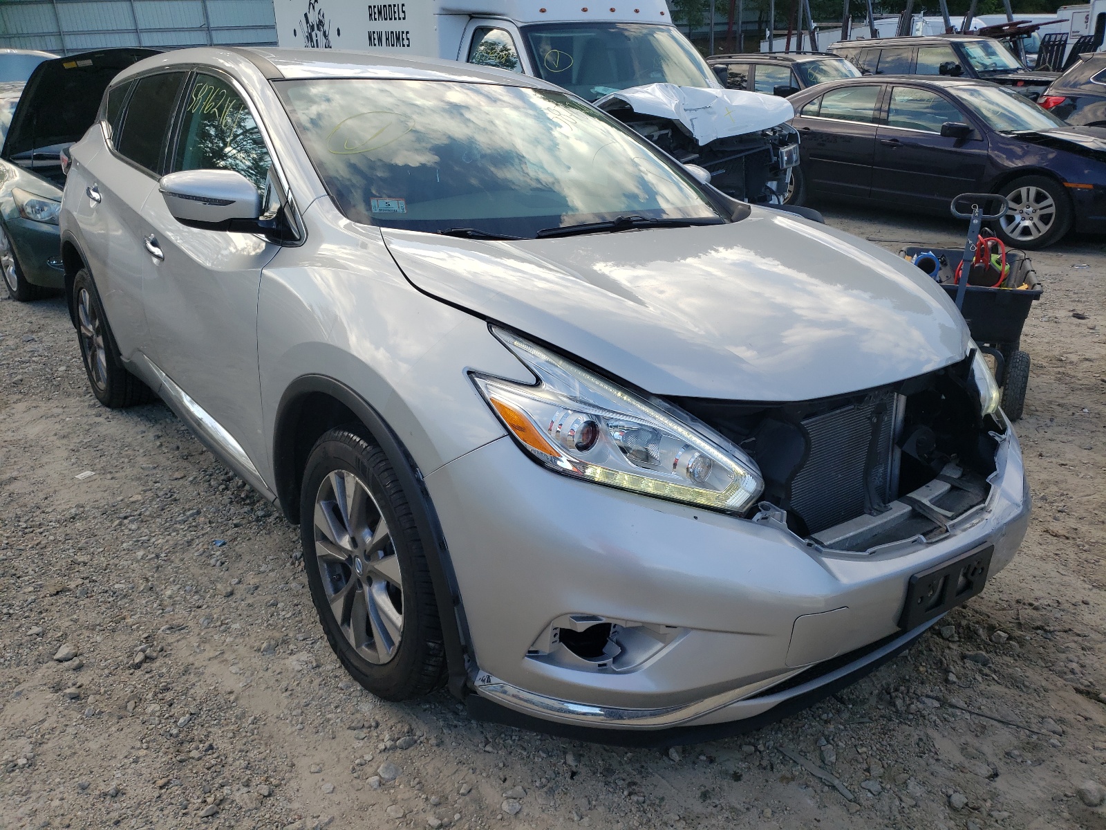 NISSAN MURANO S 2016 with VIN 5N1AZ2MG2GN112949 - Photo from auction