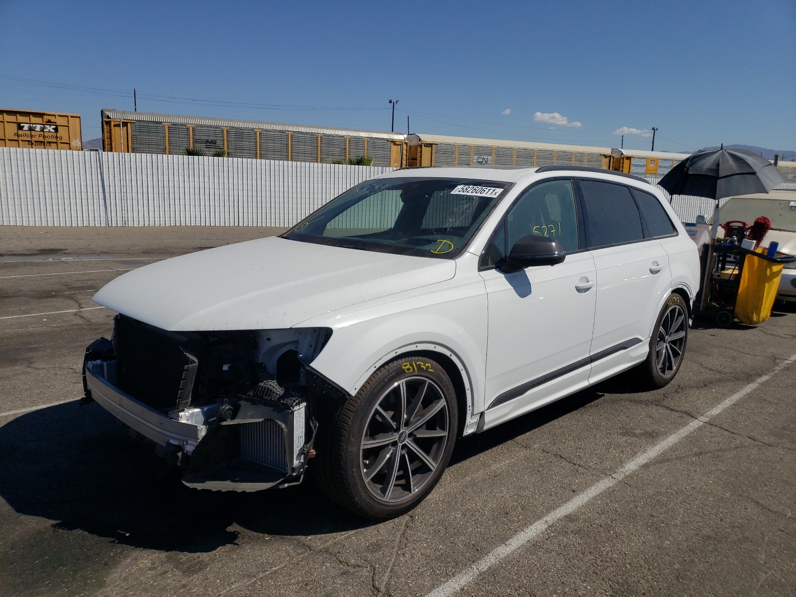 Photo 2 from auction – 2021 AUDI SQ7 PRESTI with VIN WA1VWBF75MD015087