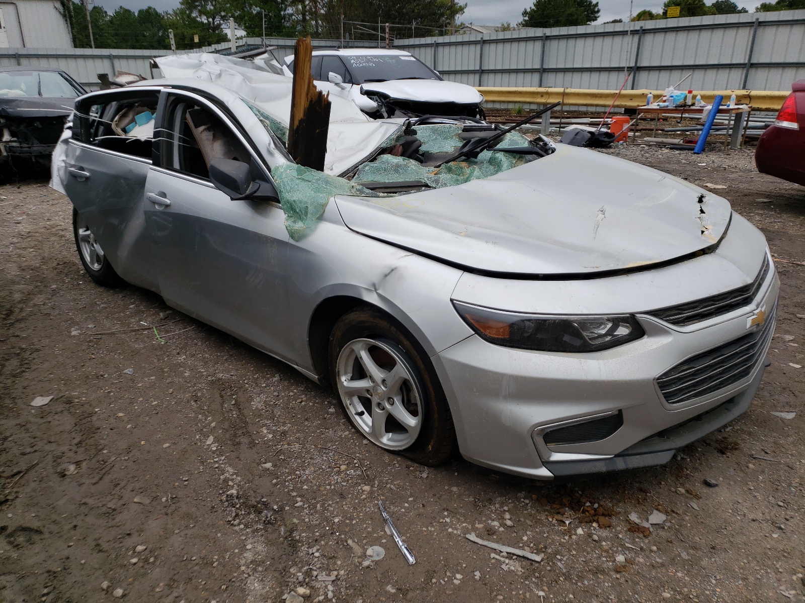 CHEVROLET MALIBU LS 2017 with VIN 1G1ZB5ST5HF100263 - Photo from auction