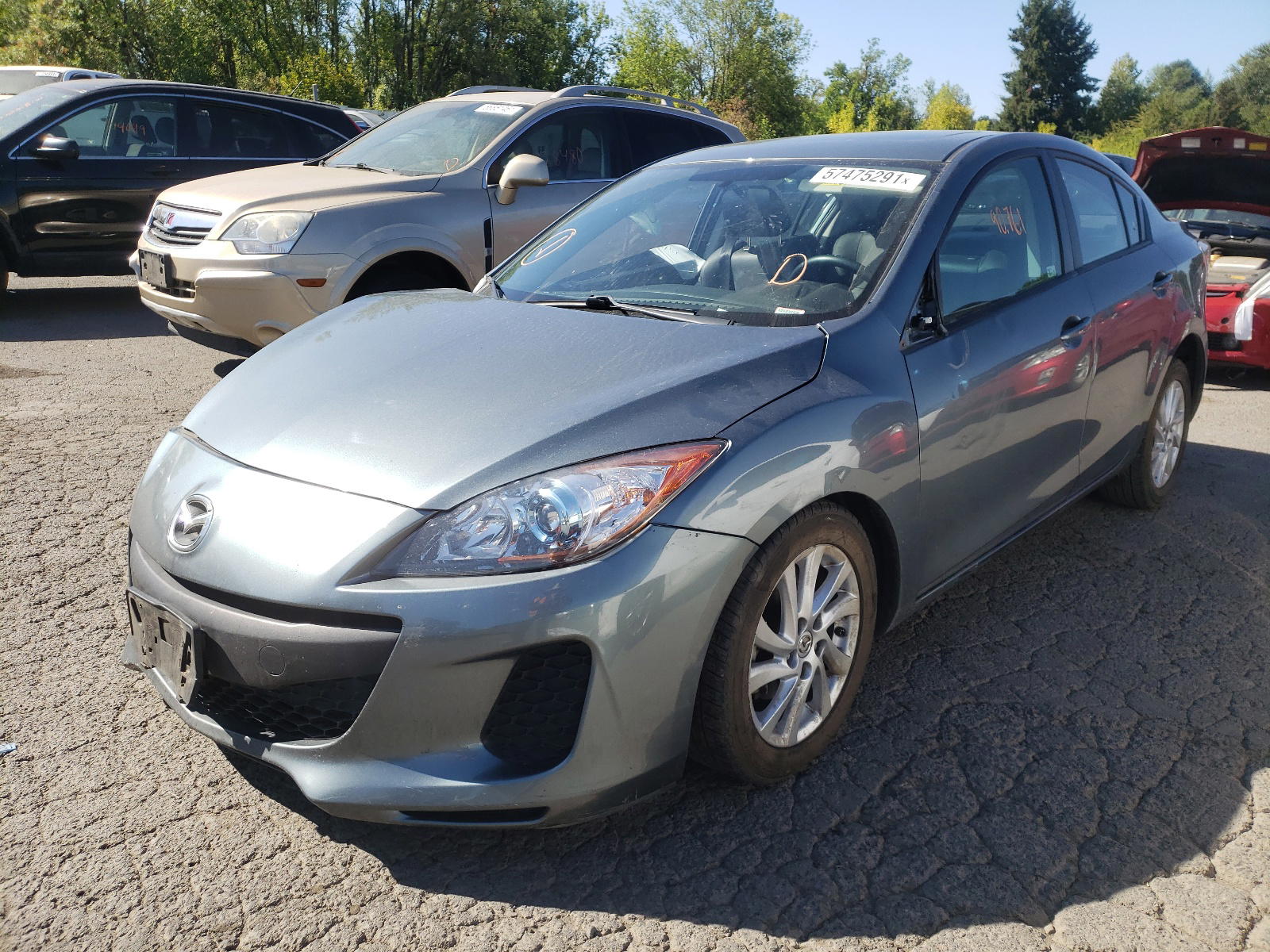 Photo 2 from auction – 2012 MAZDA 3 I with VIN JM1BL1W88C1649451