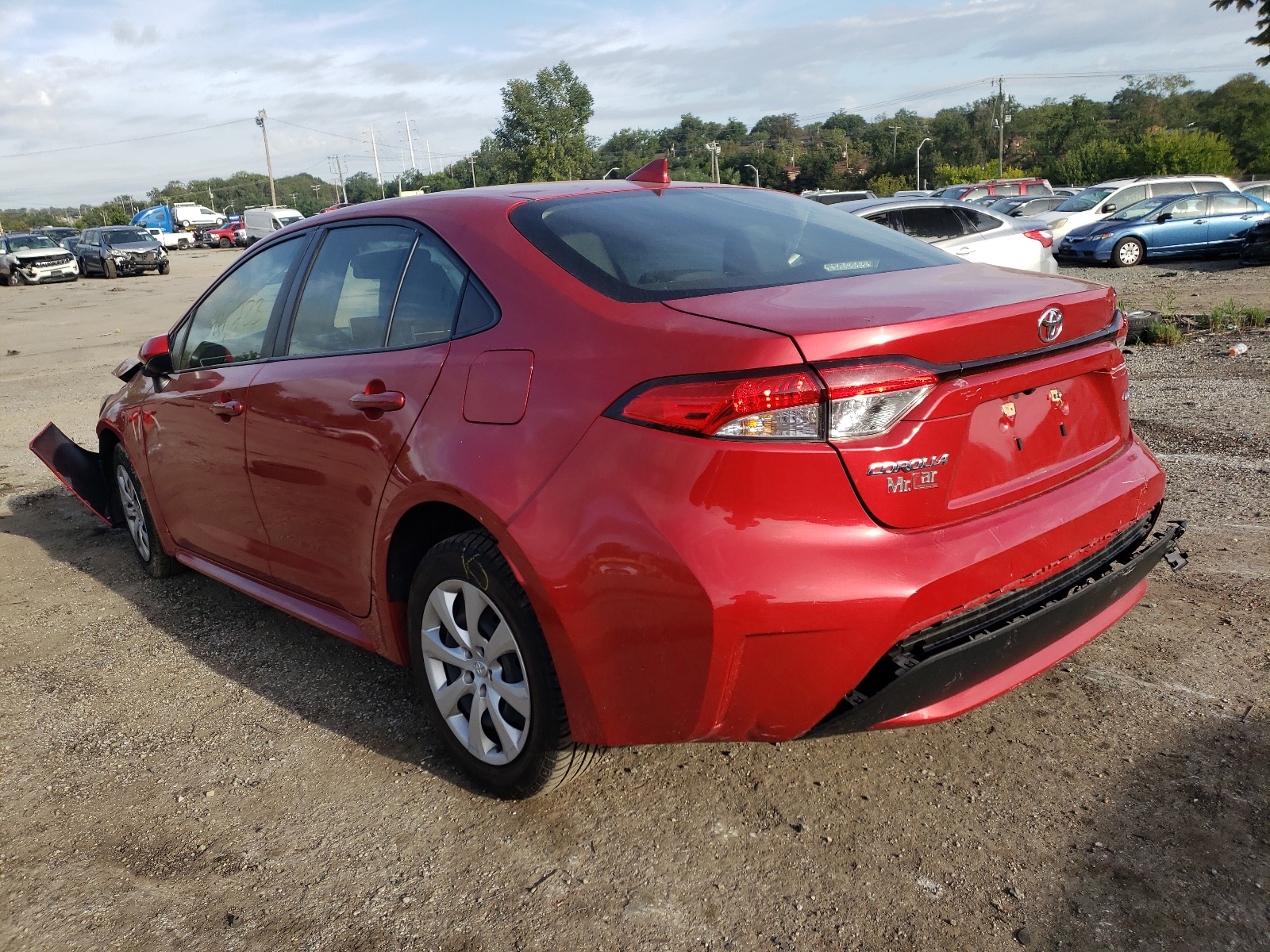 Photo 3 from auction – 2020 TOYOTA COROLLA LE with VIN JTDEPRAEXLJ045347