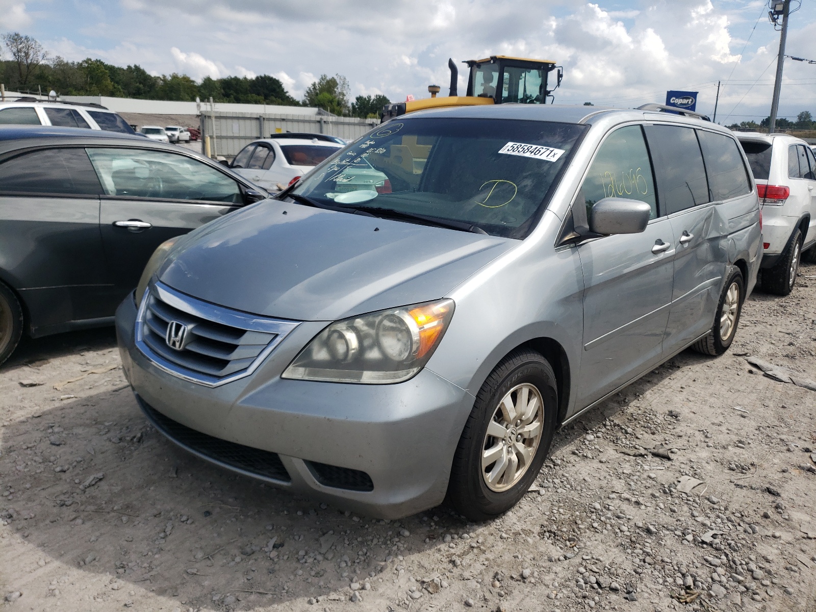 Photo 2 from auction – 2010 HONDA ODYSSEY EX with VIN 5FNRL3H46AB002667