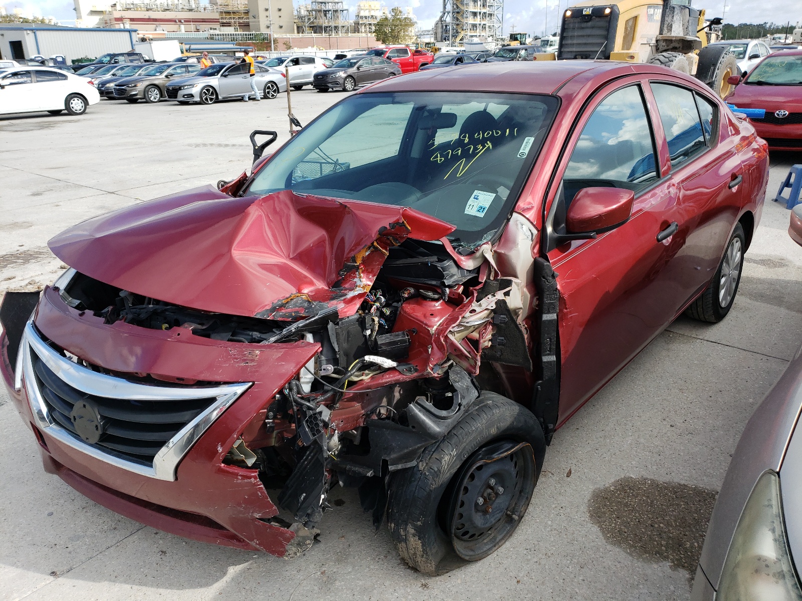 Photo 2 from auction – 2017 NISSAN VERSA S with VIN 3N1CN7AP4HL879734