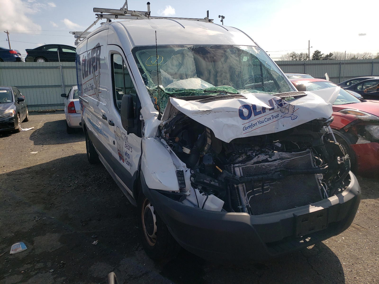 FORD TRANSIT T- 2019 with VIN 1FTYR2CM6KKA53294 - Photo from auction