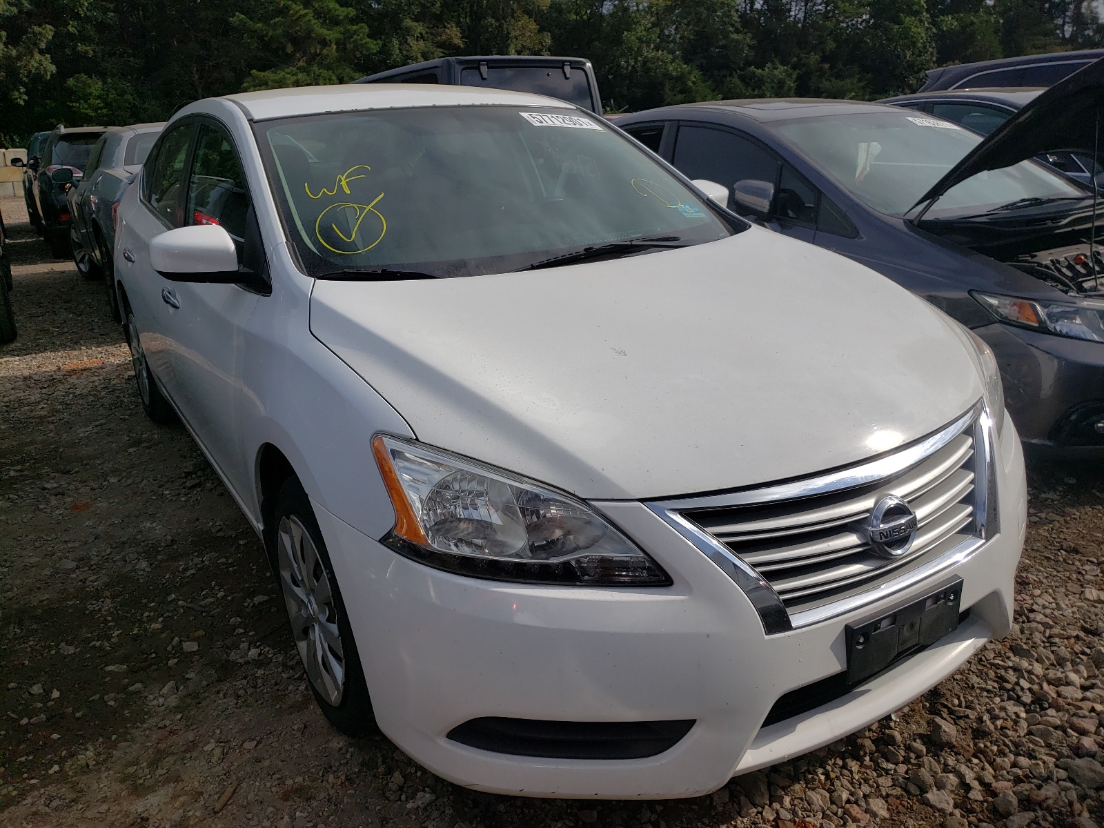NISSAN SENTRA S 2015 with VIN 3N1AB7AP4FY319812 - Photo from auction