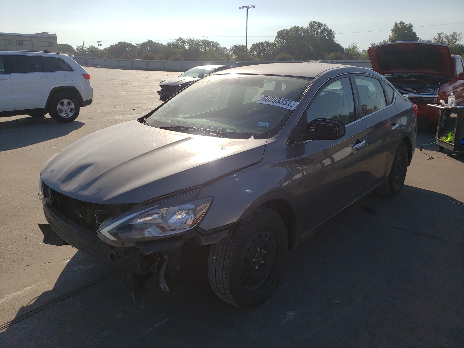 Photo 2 from auction – 2017 NISSAN SENTRA S with VIN 3N1AB7AP4HL716808